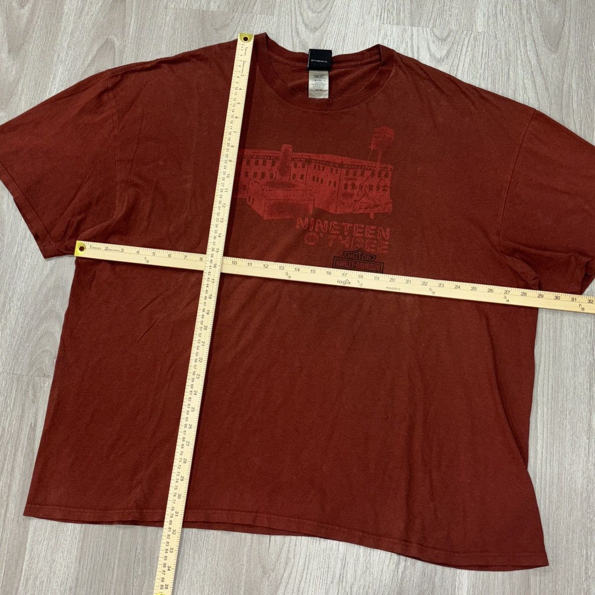 Harley Davidson Mens Harley Davidson Graphic T Shirt Red Wisconsin Size US XXL / EU 58 / 5 - 9 Thumbnail