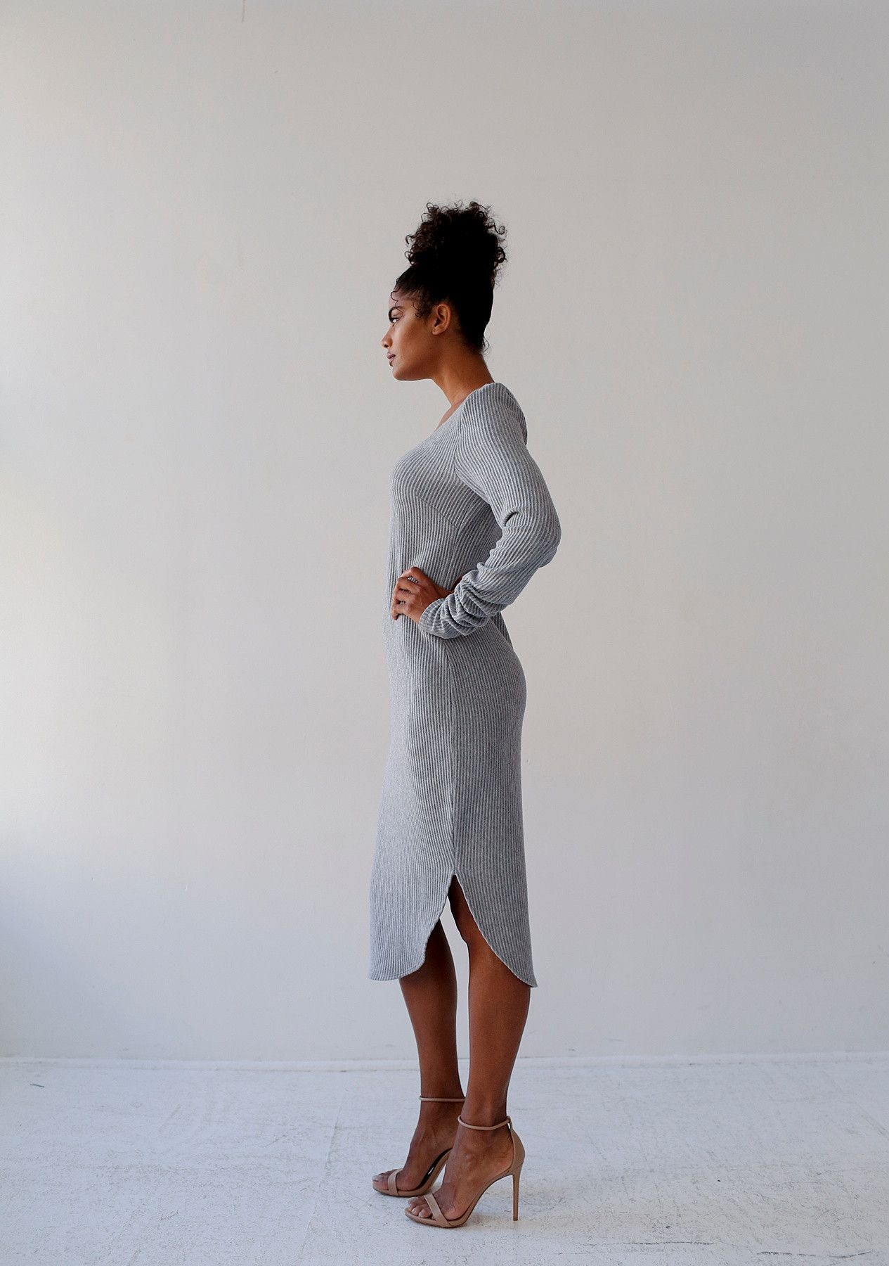 Other GREY SWEATER DRESS Size L / US 10 / IT 46 - 2 Thumbnail