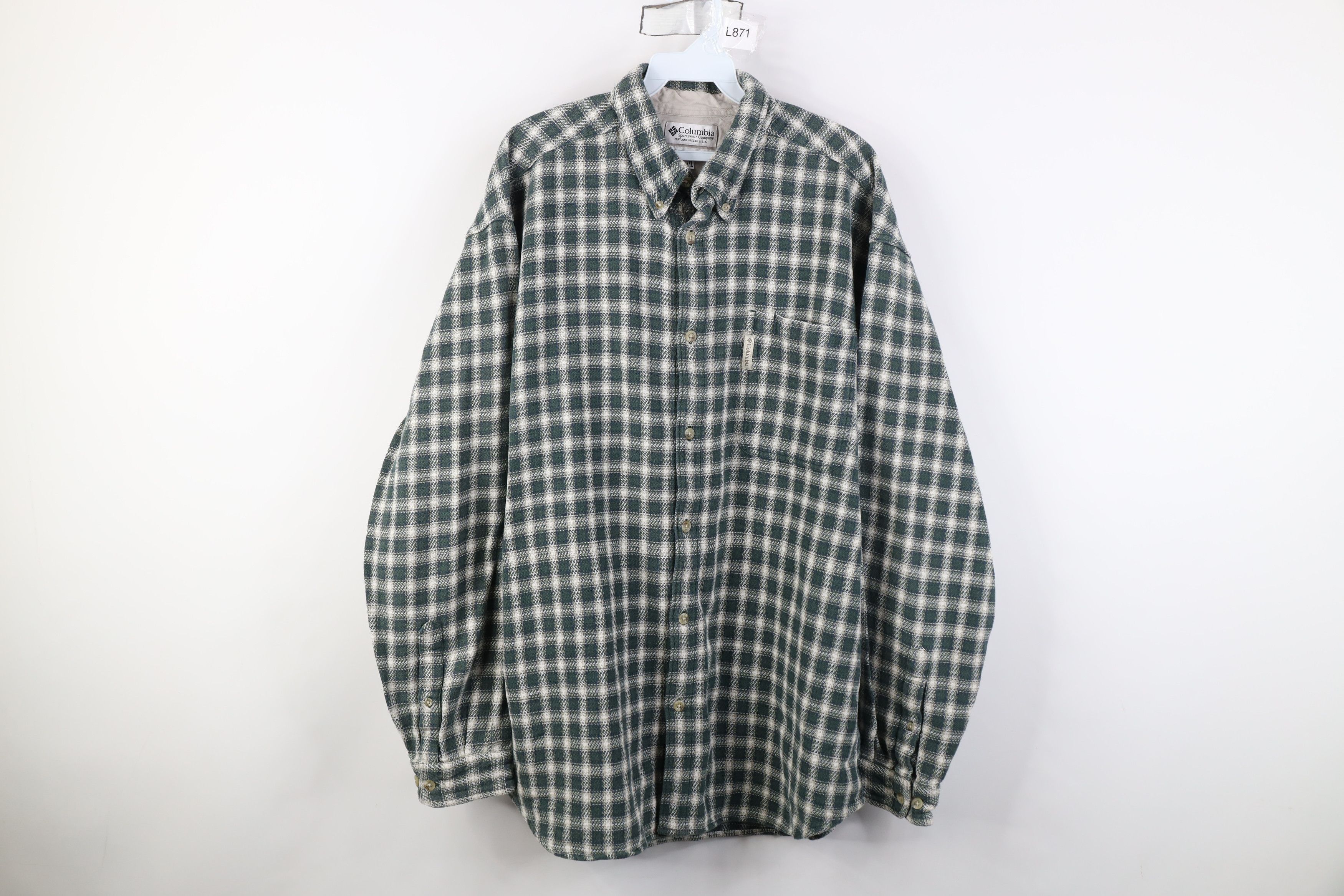 Columbia Vintage 90s Columbia Collared Button Down Shirt Plaid Size US XXL / EU 58 / 5 - 1 Thumbnail