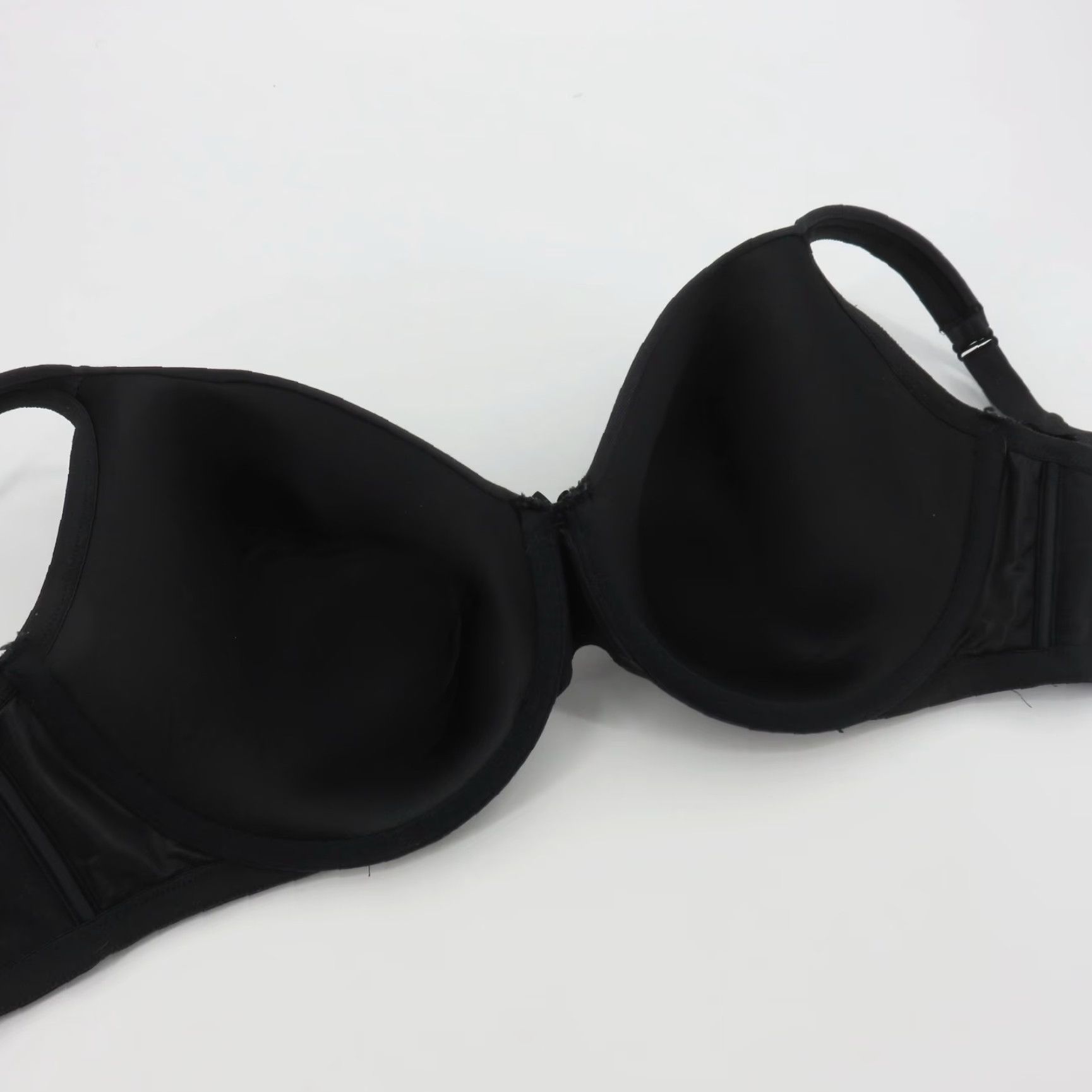 Vintage Cacique Bra 38F Black Lightly Lined Full Coverage Underwire Women Size ONE SIZE - 6 Thumbnail