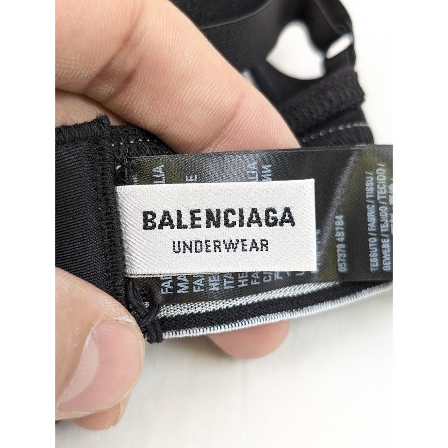 Balenciaga o1rshd1 Size: L / Elastic Bra In Black Size ONE SIZE - 12 Thumbnail