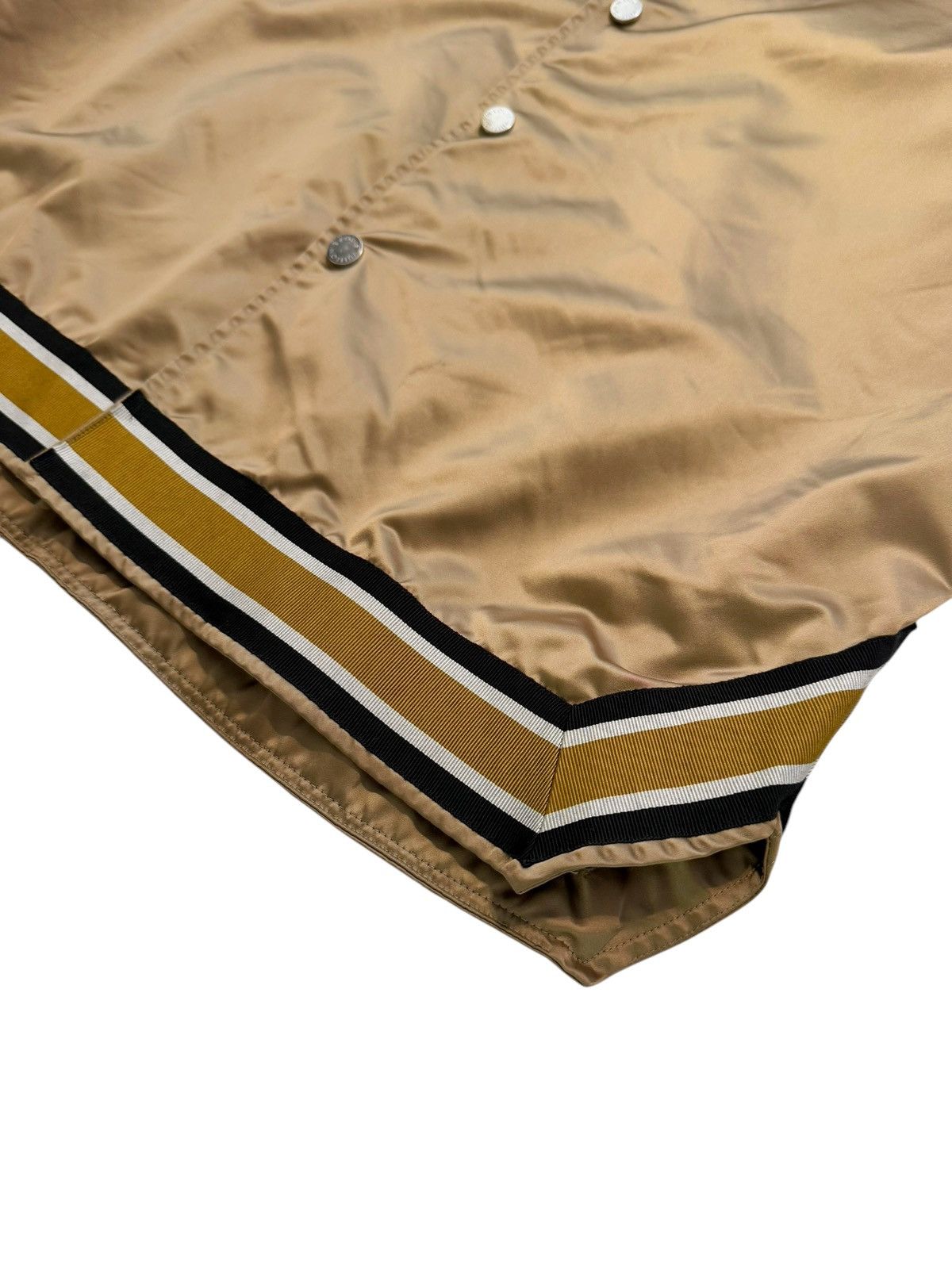 Kim Jones FW 2018 Metallic Short Sleeve Satin Shirt Size US L / EU 52-54 / 3 - 8 Thumbnail