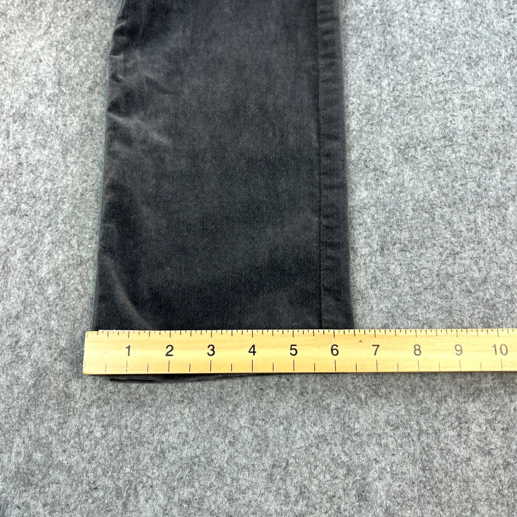 Vintage Armani Jeans Jeans Slim Moleskin 30 30 UK 10 Charcoal Grey Vintage Womens Slim Fit 30 In Inside Leg 30in 5-Pocket Size 32" / US 10 / IT 46 - 3 Thumbnail