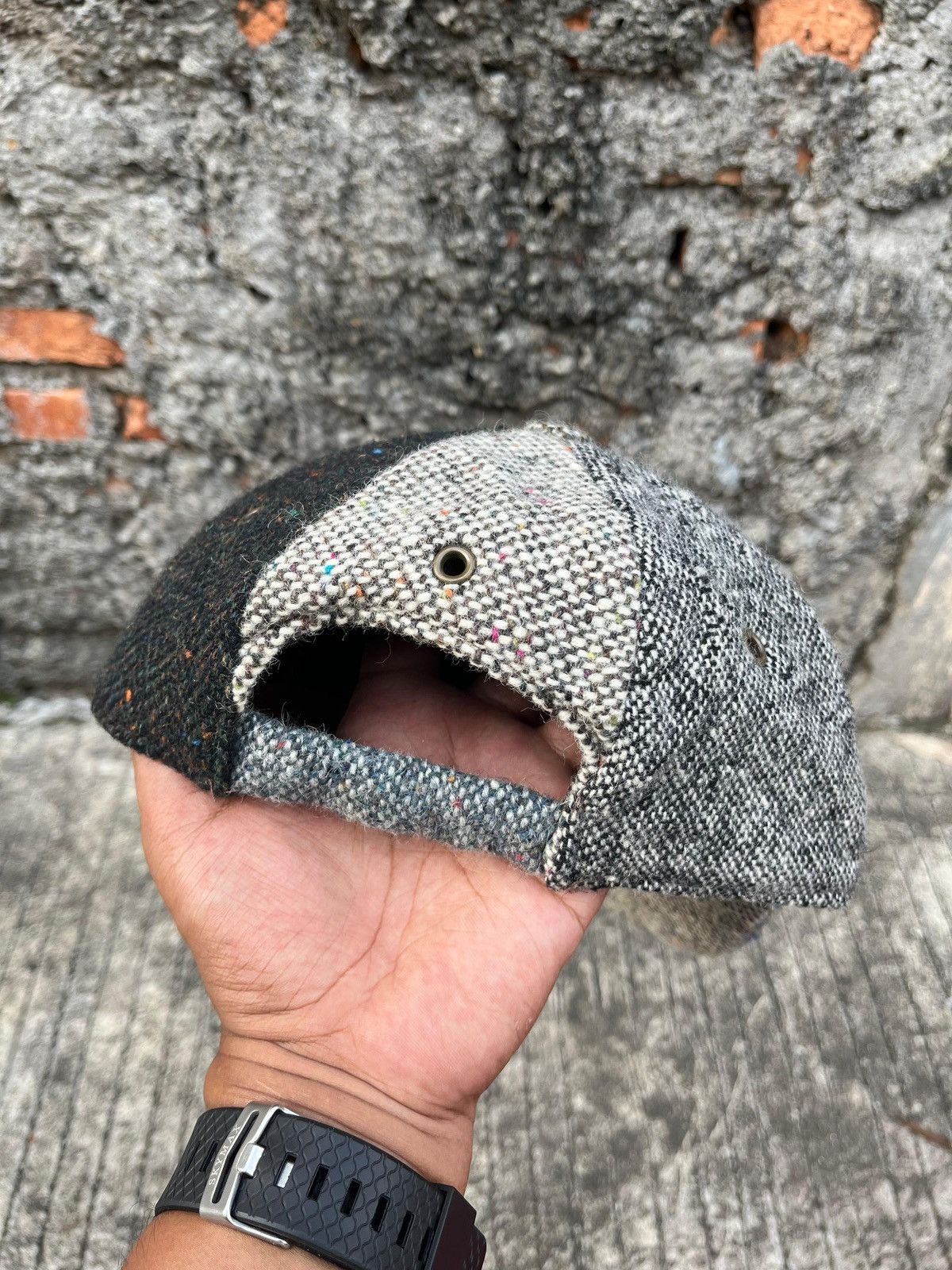 Other Hanna Hats Of Donegal Baseball Cap Patchwork Tweed Size ONE SIZE - 3 Thumbnail