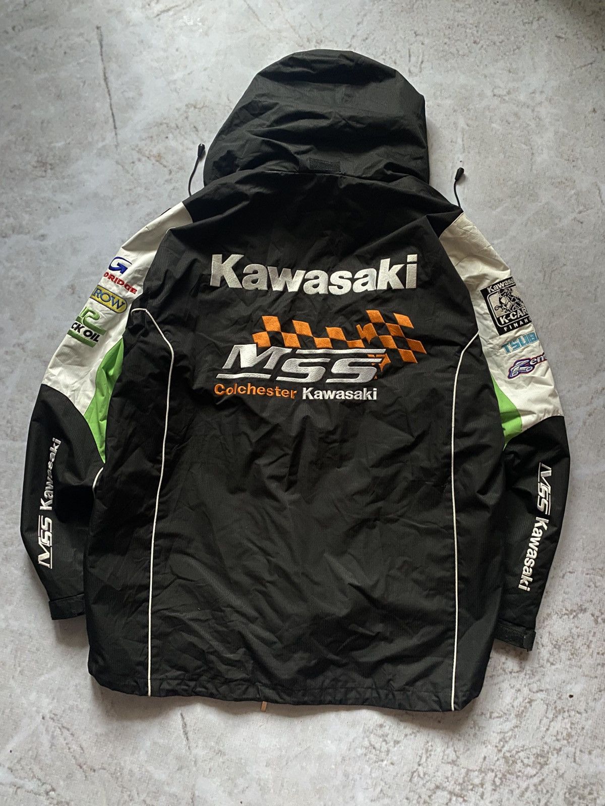 Vintage Vintage Rare Kawasaki F1 Racing Moto Jacket Y2k Hype Size US XL / EU 56 / 4 - 1 Thumbnail