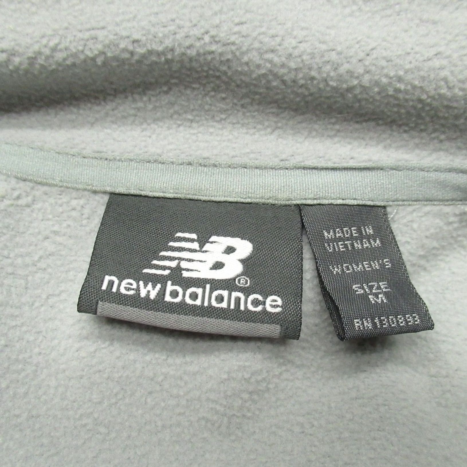 New Balance New Balance Jacket Womens M Gray Fleece Lined Softshell Wind Rain Athletic Jacket Zip Pockets Reflective Mens Women Size M / US 6-8 / IT 42-44 - 5 Thumbnail