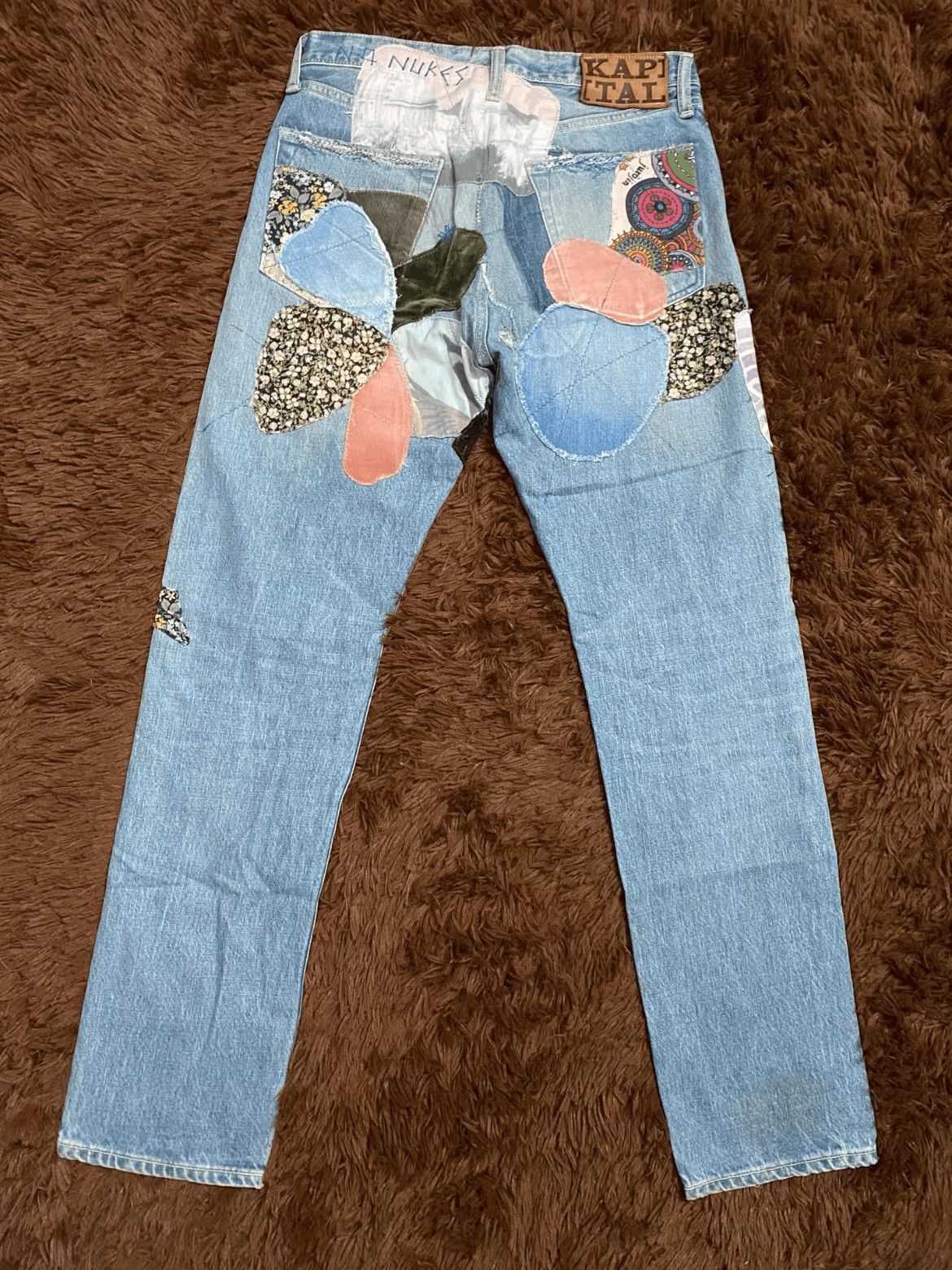 Kapital KAPITAL Patches Distressed Denim-2508 Size US 30 / EU 46 - 2 Thumbnail