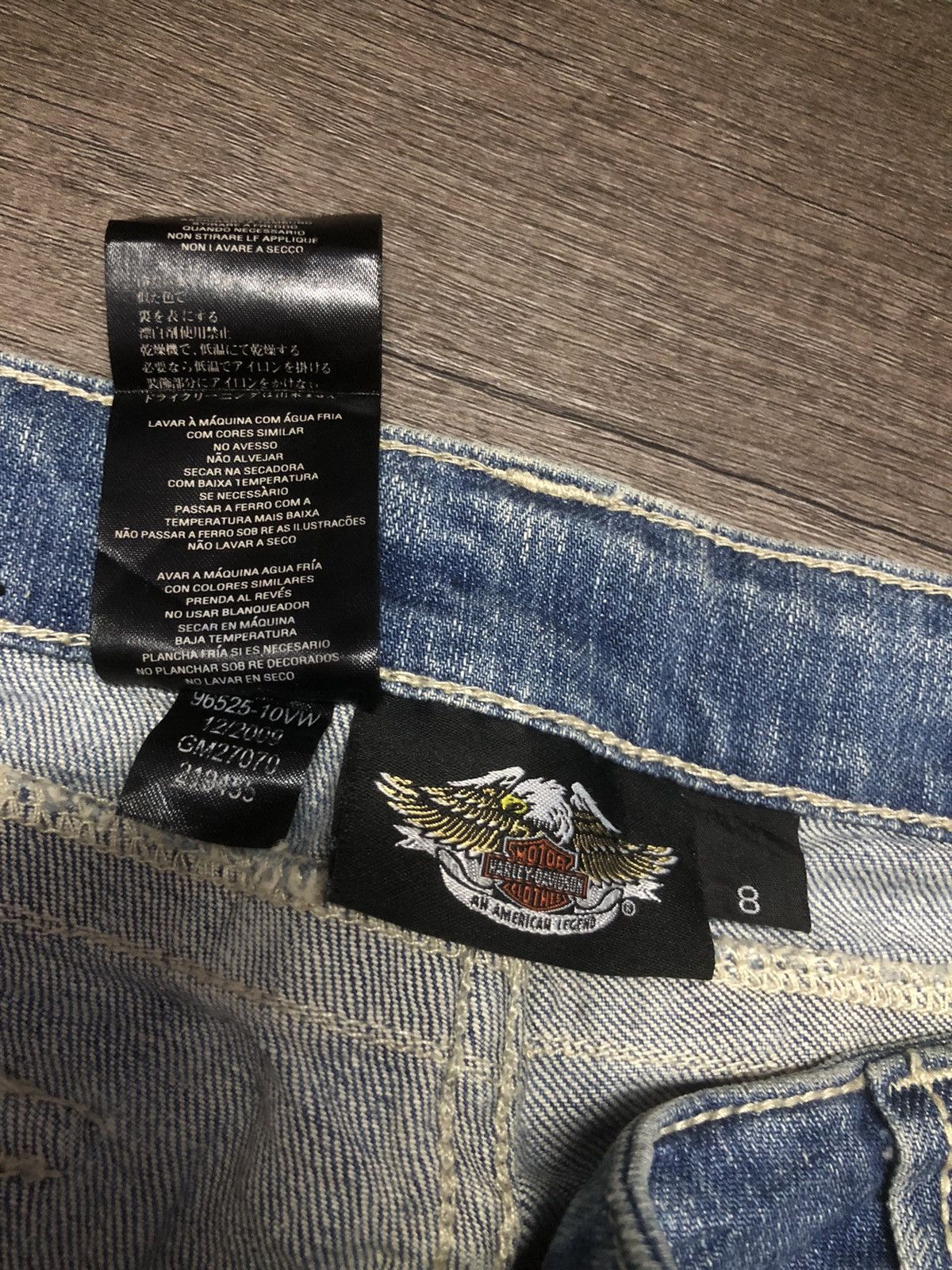 Harley Davidson × Vintage HARLEY DAVIDSON DENIM JEANS Size 32" / US 10 / IT 46 - 22 Thumbnail