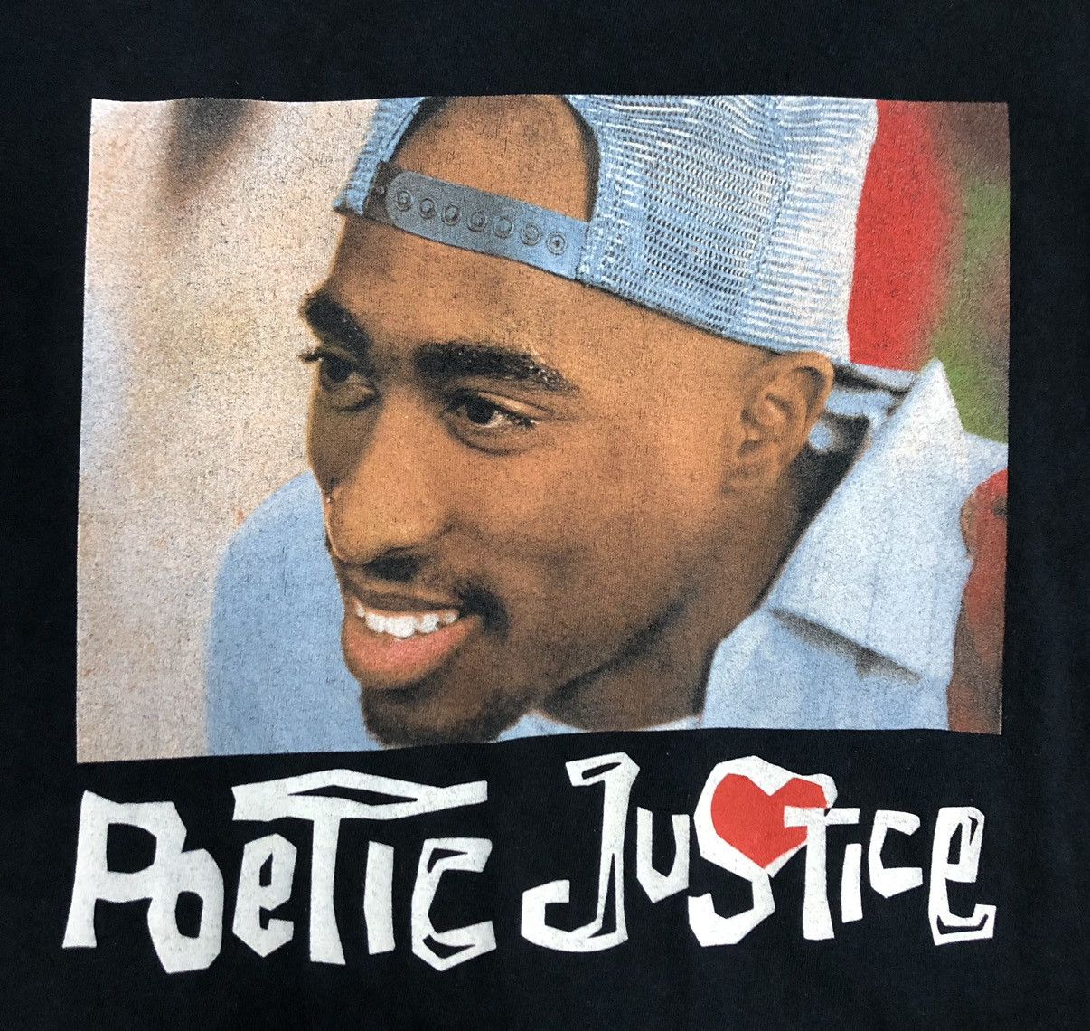Rap Tees Tupac Shakur Poetic Justice T-Shirt Size US XL / EU 56 / 4 - 3 Thumbnail
