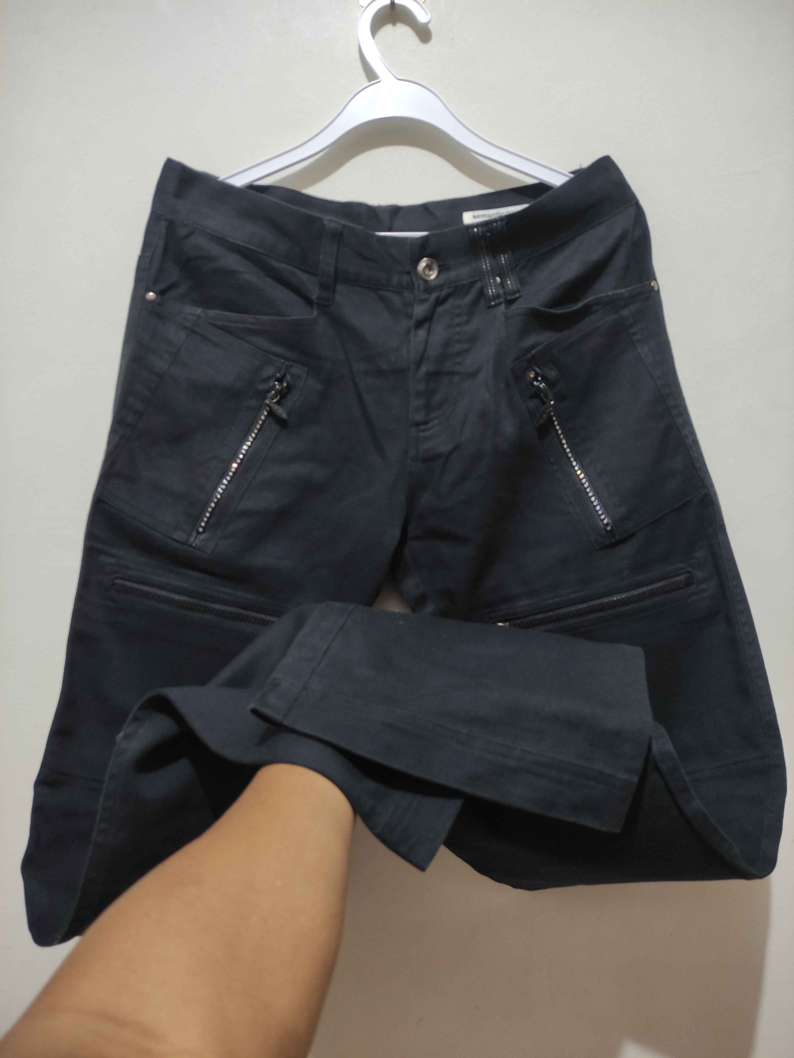 semanticdesign Multi Zipper Cargo Flared Pants Size US 32 / EU 48 - 4 Thumbnail