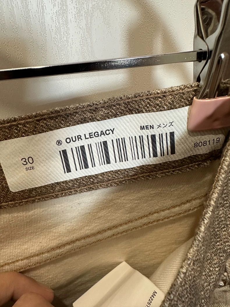 Our Legacy Our Legacy3D printed jeans first generation brown Size US 30 / EU 46 - 4 Thumbnail