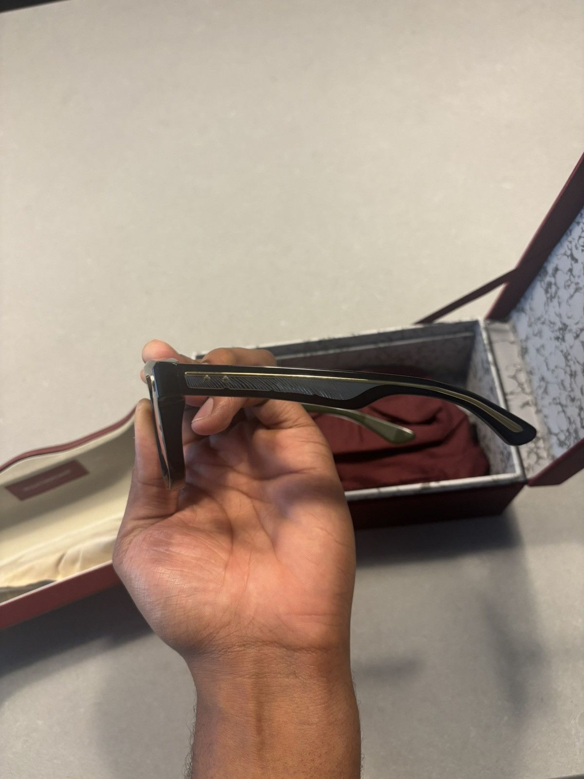 Jacques Marie Mage Jacques Marie Mage Wesley Glasses Size ONE SIZE - 4 Thumbnail
