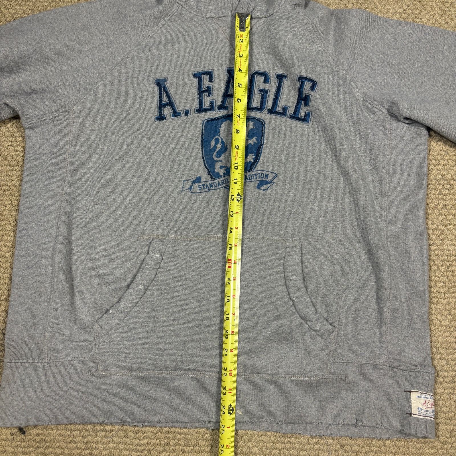 American Eagle Outfitters vintage y2k 2000s American Eagle thermal lined hoodie Large Size US L / EU 52-54 / 3 - 8 Thumbnail