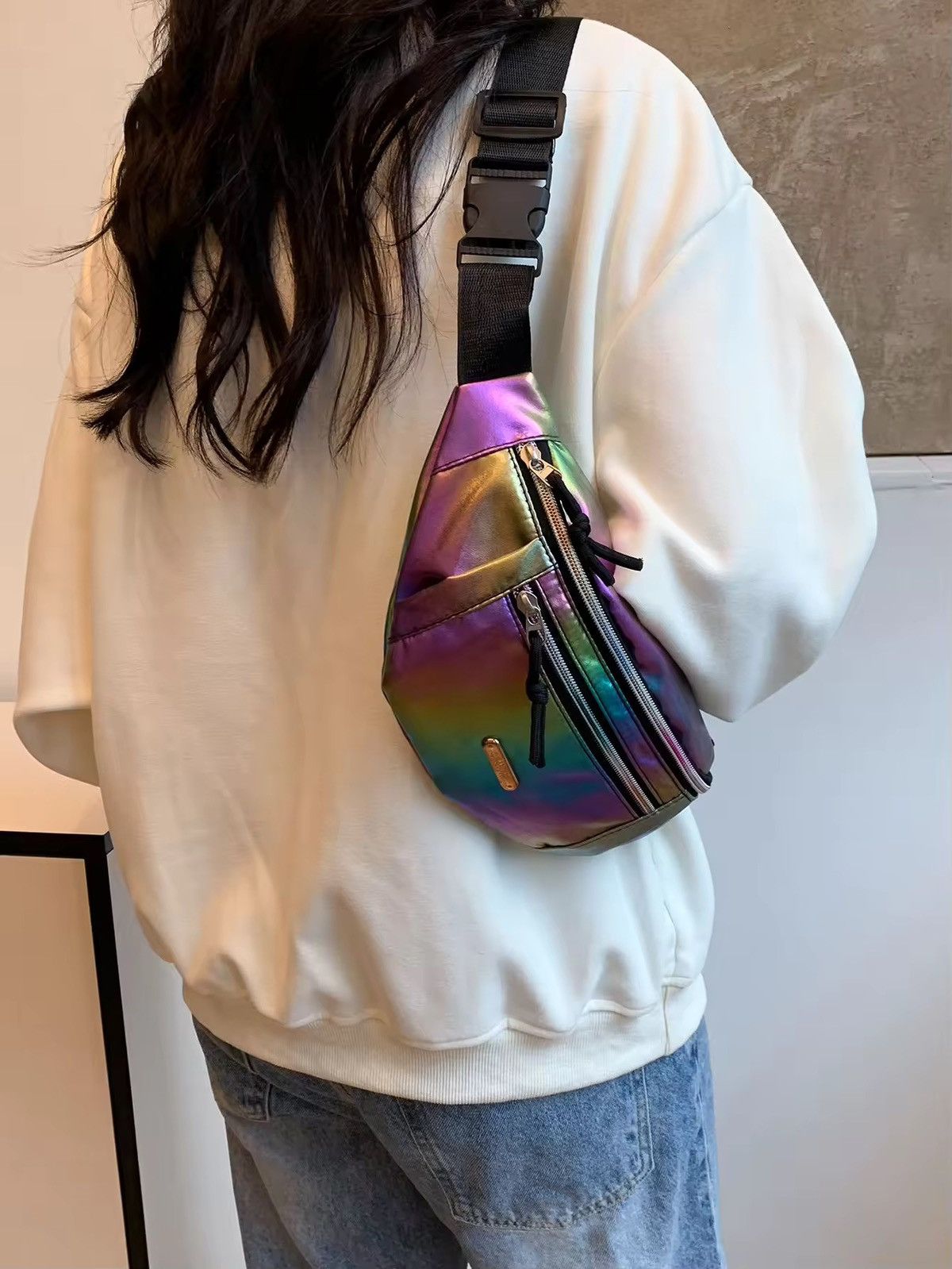 Japanese Brand Street Style Chest Bag Size ONE SIZE - 1 Thumbnail