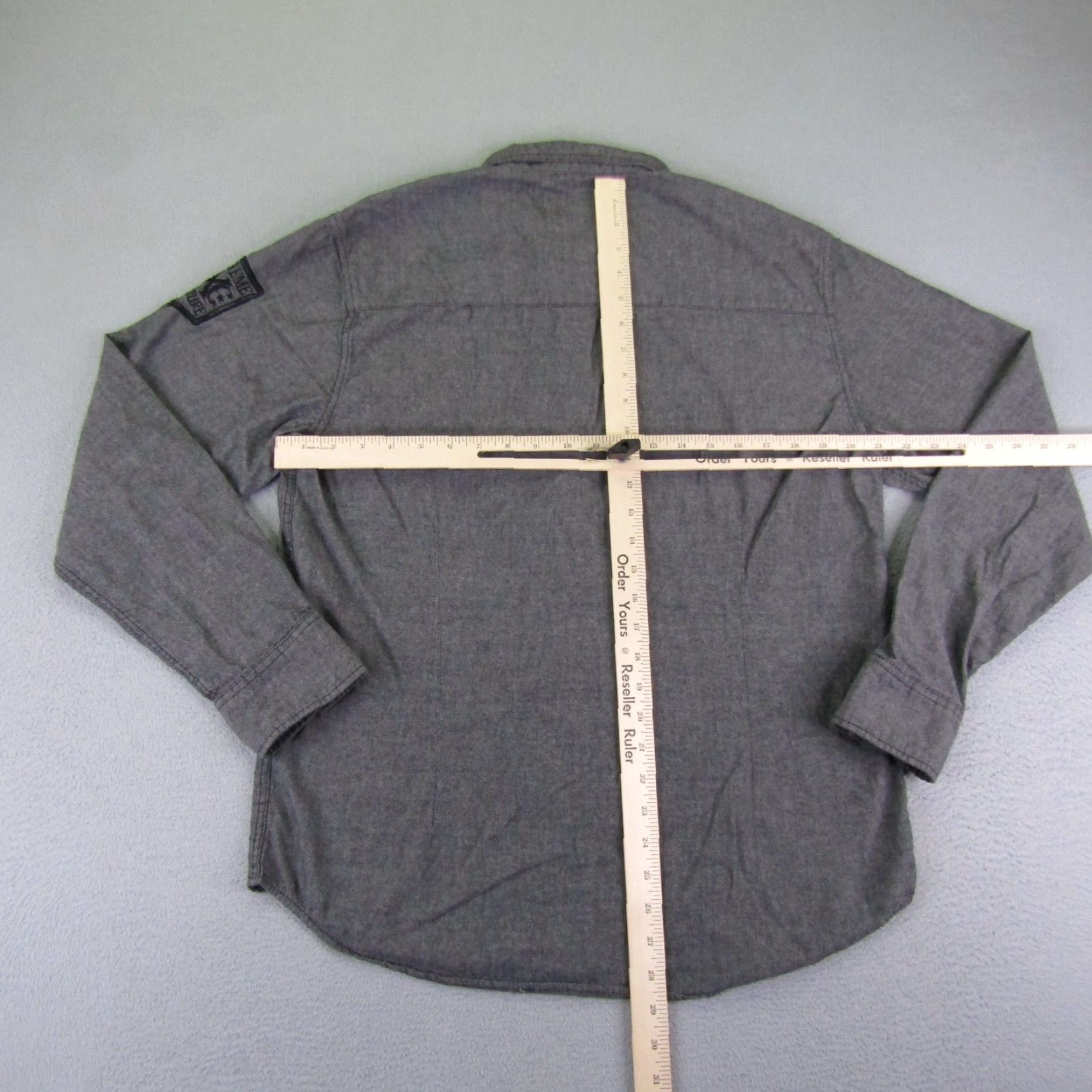 Vintage Xtreme Couture Shirt Mens Extra Large Gray Button Up Long Sleeve Embroidered MMA Size US XL / EU 56 / 4 - 6 Thumbnail