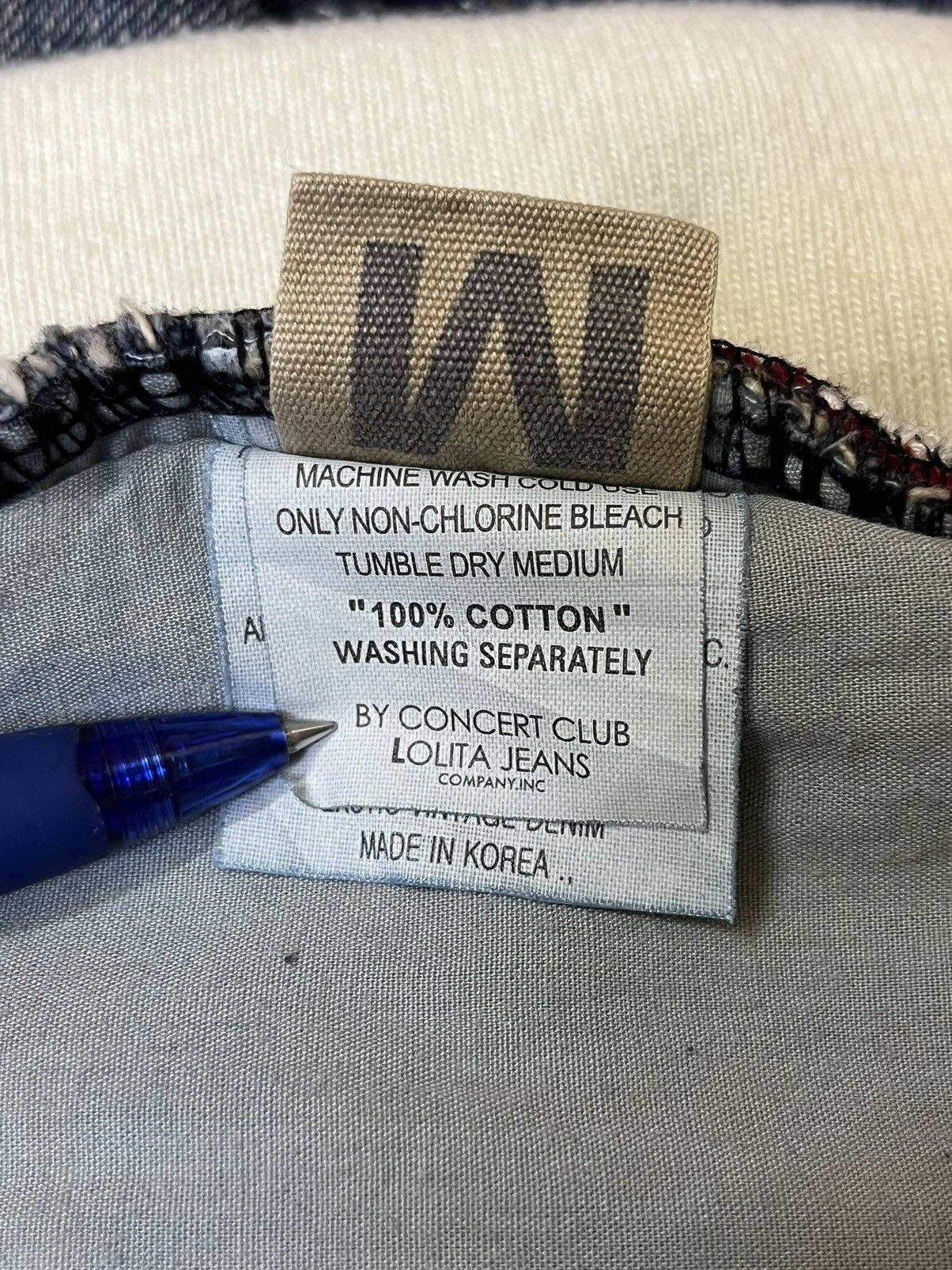 Japanese Brand Y2K FASHION YOSHITOMO NARA LOLITA DRAWSTRING WAIST JEANS Size US 32 / EU 48 - 18 Thumbnail