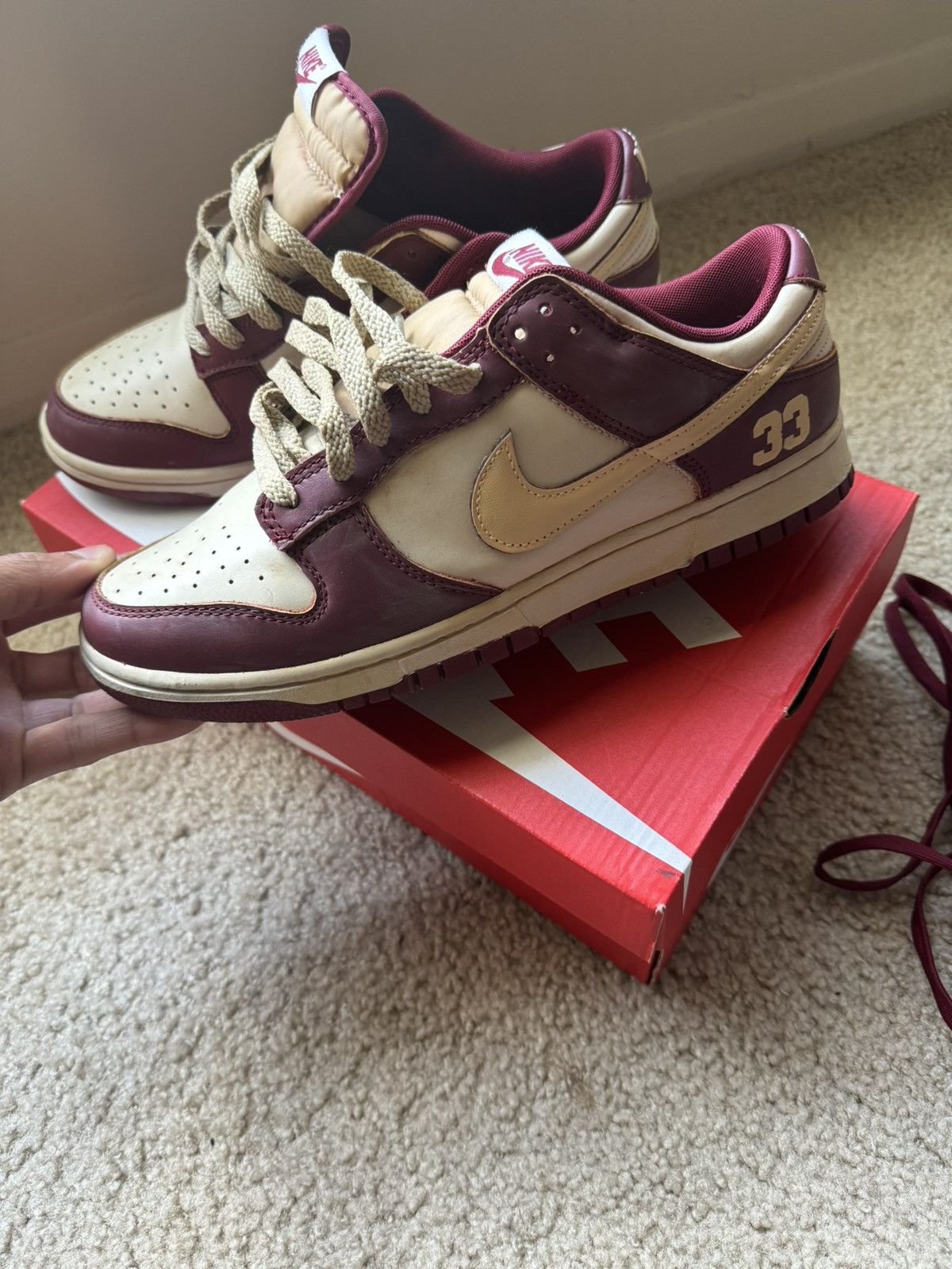 Nike × Vintage Nike Dunk Low Kobe Lower Merion 33 Custom Size US 9 / EU 42 - 1 Thumbnail