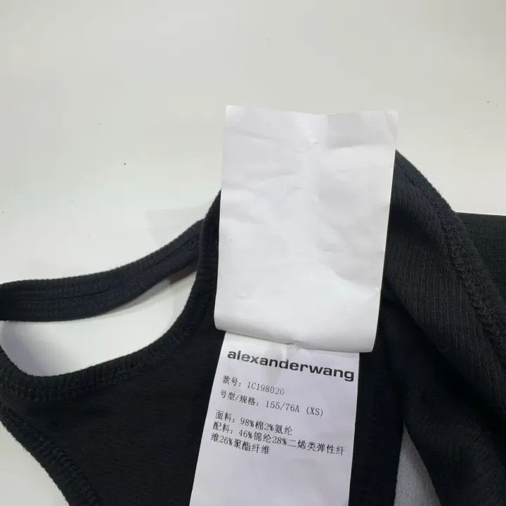 Alexander Wang Alexander Wang SS22 Black Logo Sport Bra - Size XS / US 0-2 / IT 36-38 - 5 Thumbnail
