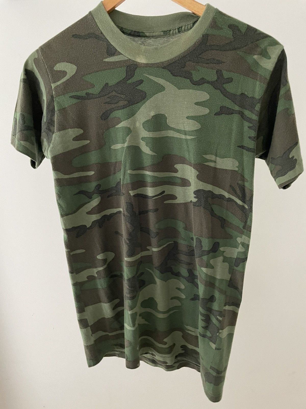 Vintage vintage camo short sleeve tee Size US S / EU 44-46 / 1 - 1 Thumbnail