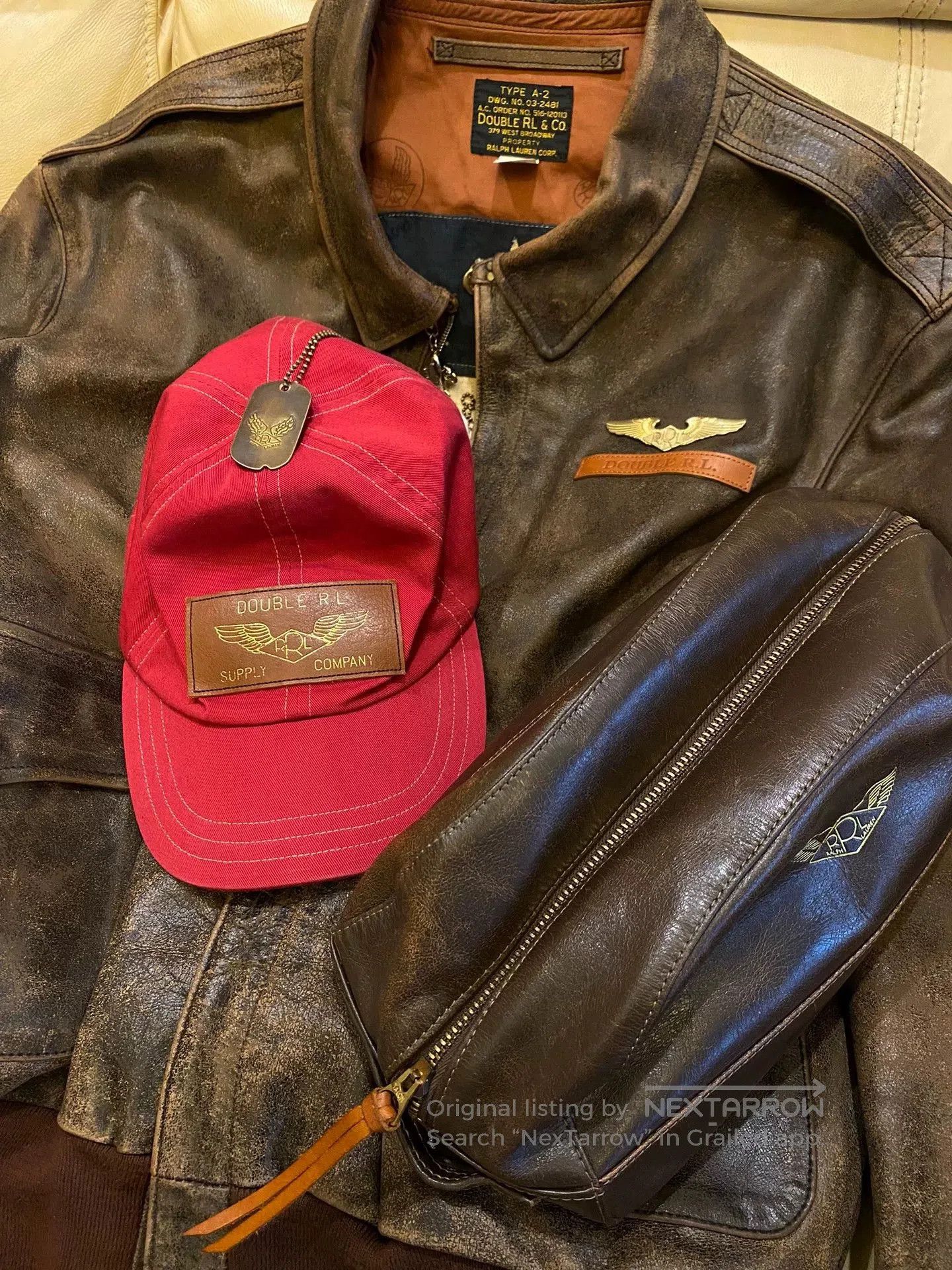 RRL Ralph Lauren Double RL RRL Military Baseball Cap. Size ONE SIZE - 4 Thumbnail