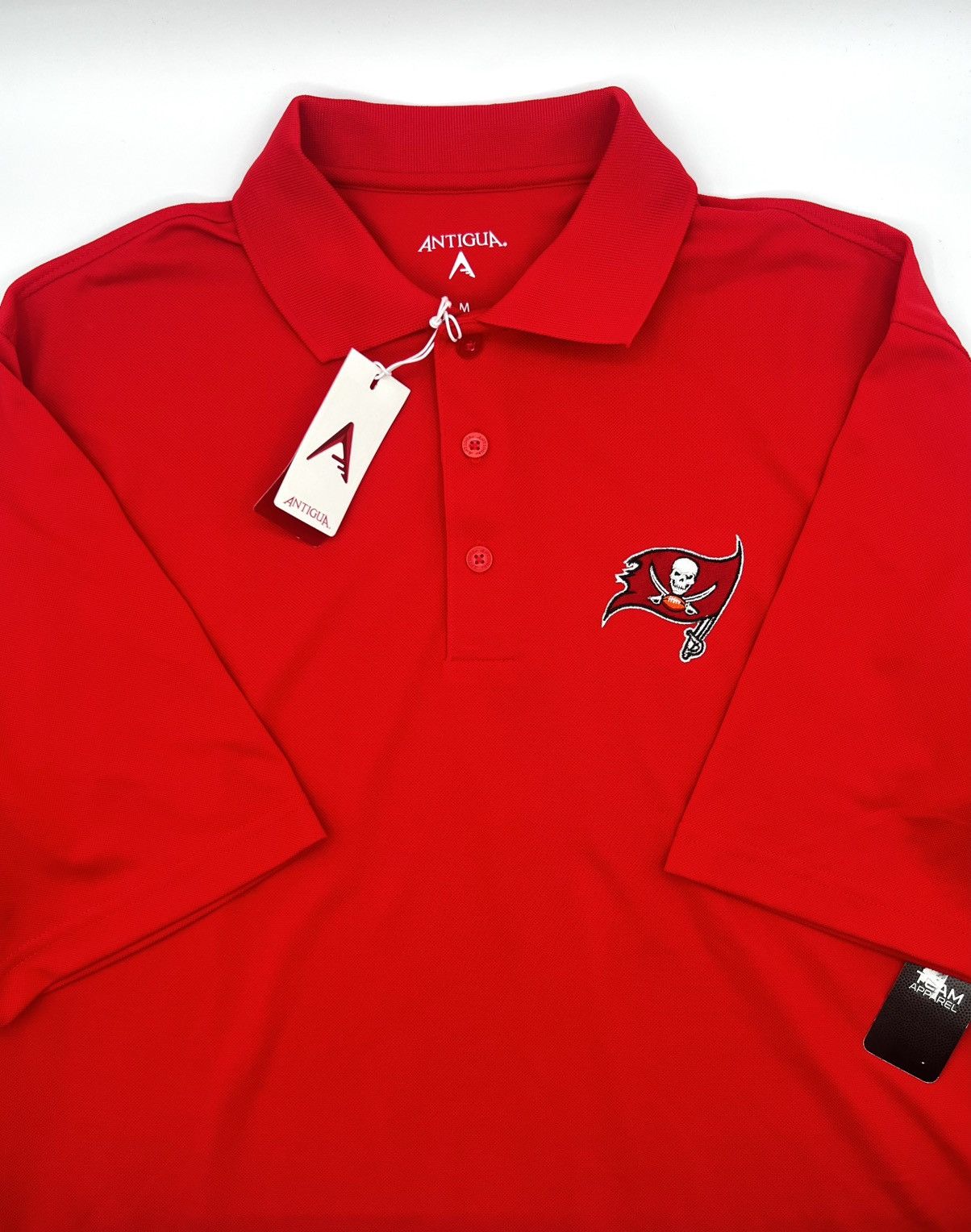 Antigua Antigua Men’s Tampa Bay Buccaneers NFL Red Polo Extra Light Size US M / EU 48-50 / 2 - 1 Thumbnail