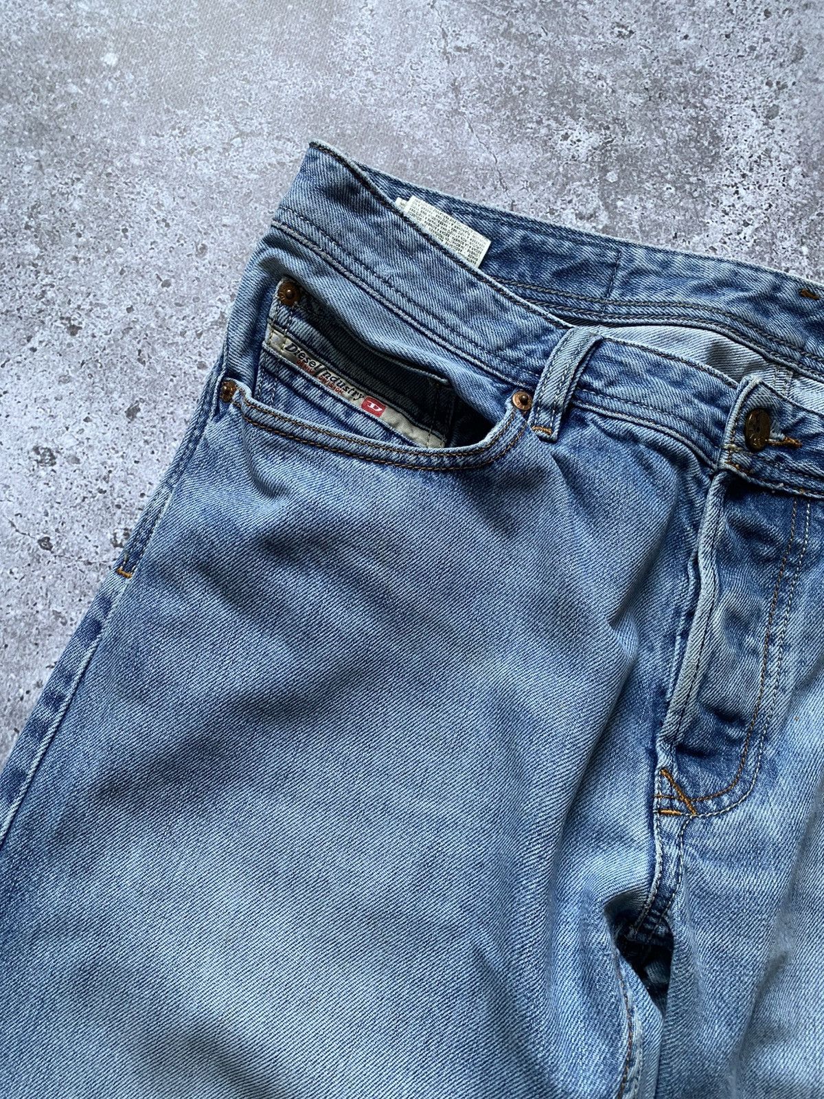 Diesel × If Six Was Nine × Japanese Brand 🔥VNTG Diesel Denim ashed baggy jeans Le Grand Bleu (L.G.B.) Size US 33 - 7 Thumbnail