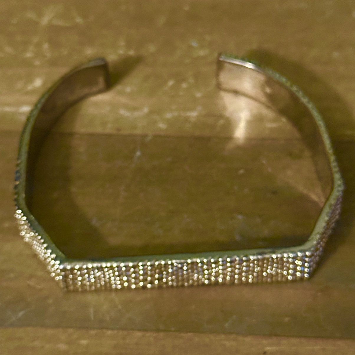 Vintage Vintage gold tone angular cuff bangle bracelet Size ONE SIZE - 8 Thumbnail