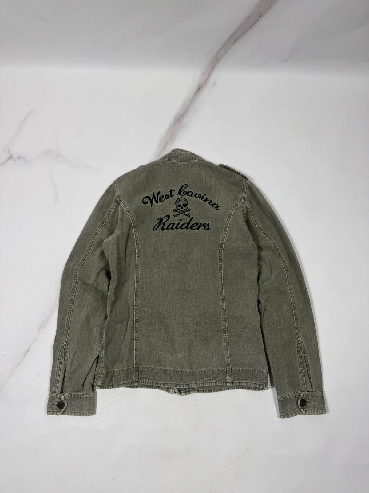 Japanese Brand Vintage Japan Rugs Green Military Jacket Size S / US 4 / IT 40 - 15 Thumbnail