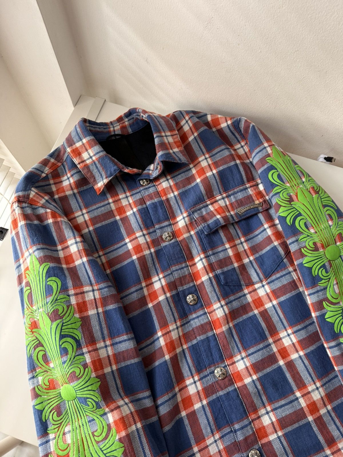 Chrome Hearts Chrome hearts flanel button shirt Size US M / EU 48-50 / 2 - 3 Thumbnail