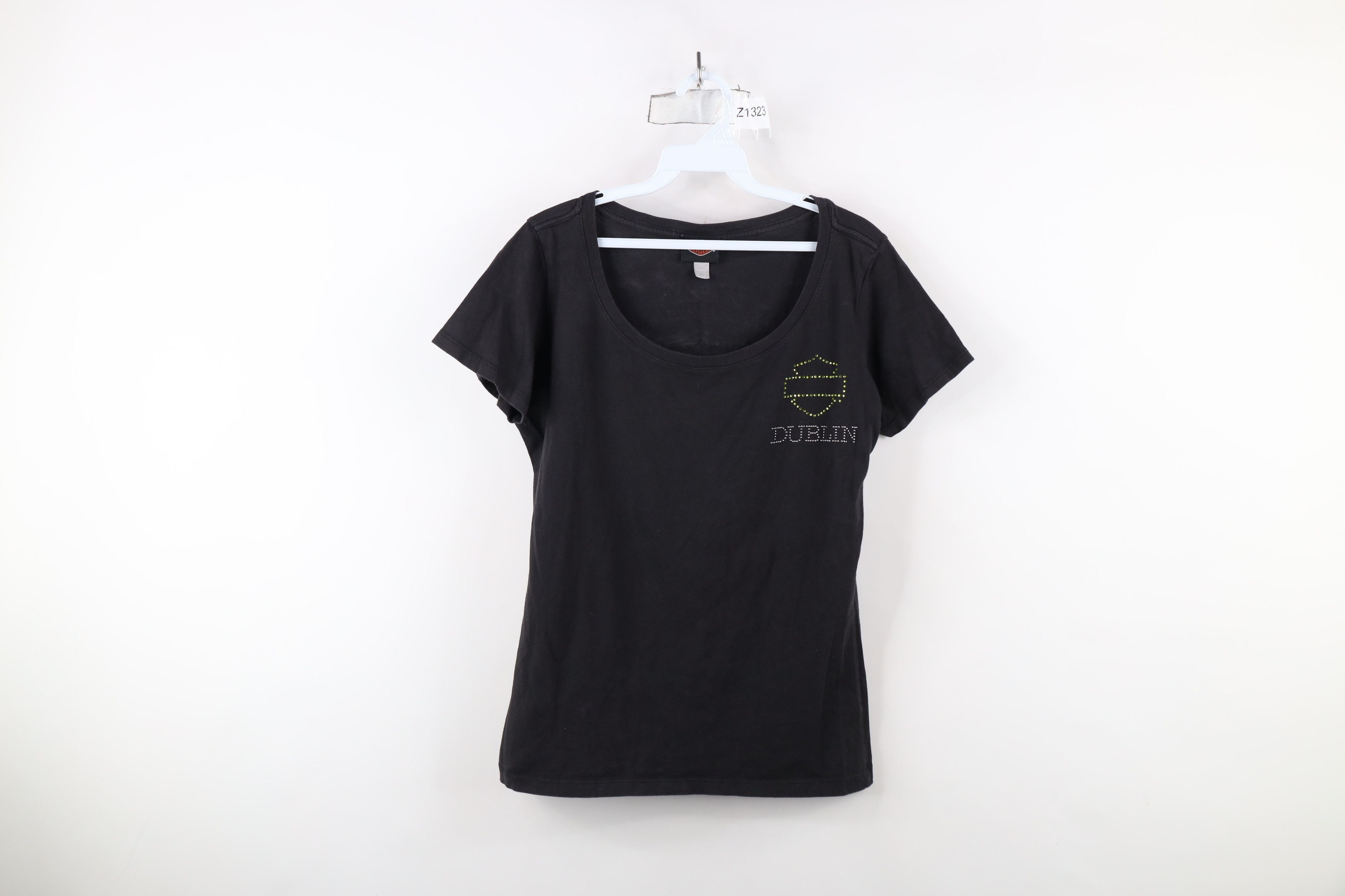 Harley Davidson × Vintage Vintage Y2K Harley Davidson Dublin Ireland T-Shirt Black Size XL / US 12-14 / IT 48-50 - 1 Thumbnail