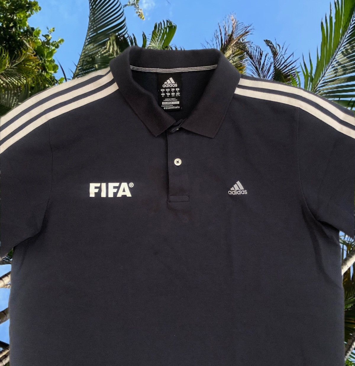 Adidas FIFA adidas polo shirt Size US XL / EU 56 / 4 - 2 Thumbnail