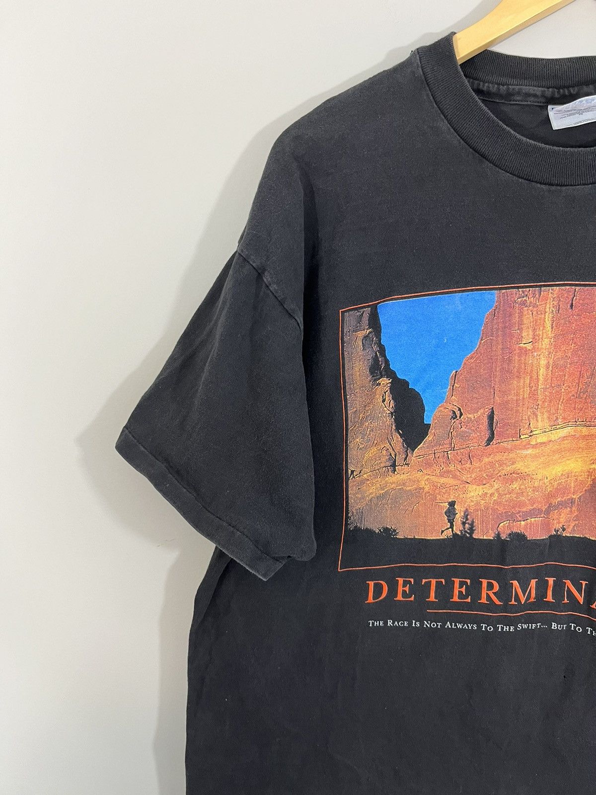 Vintage Single Stitch Sun Faded Canyon Run Distressed Tee Size US XL / EU 56 / 4 - 4 Thumbnail