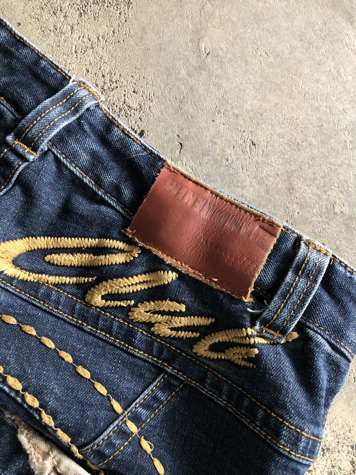 If Six Was Nine × Japanese Brand JAPANESE STYLE HAMO SKULL ROCK & ROLL JEANS Size US 30 / EU 46 - 6 Thumbnail