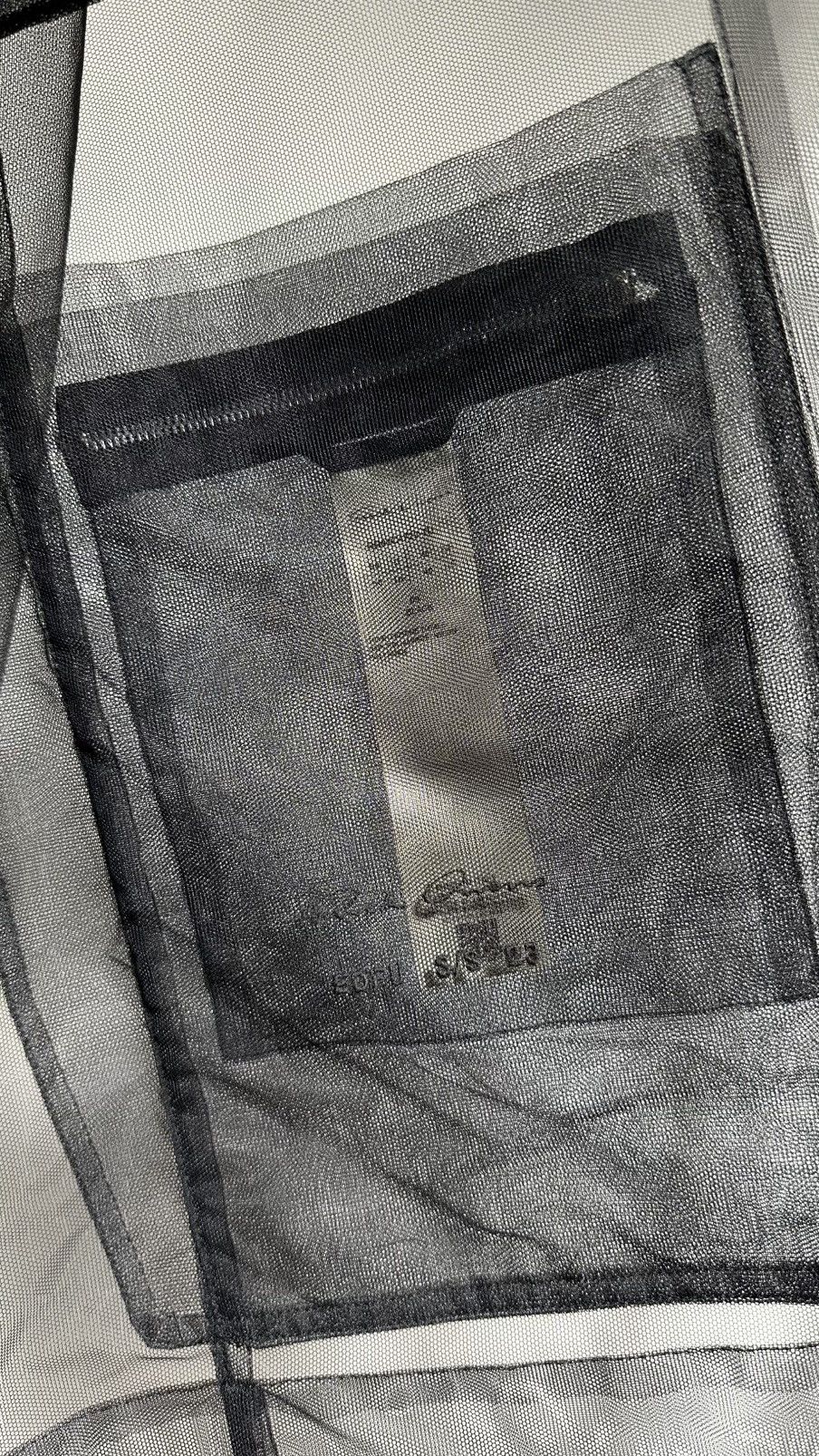 Rick Owens Rick Owens SS23 EDFU Lido Jacket in tulle (50IT) Size 40R - 9 Thumbnail