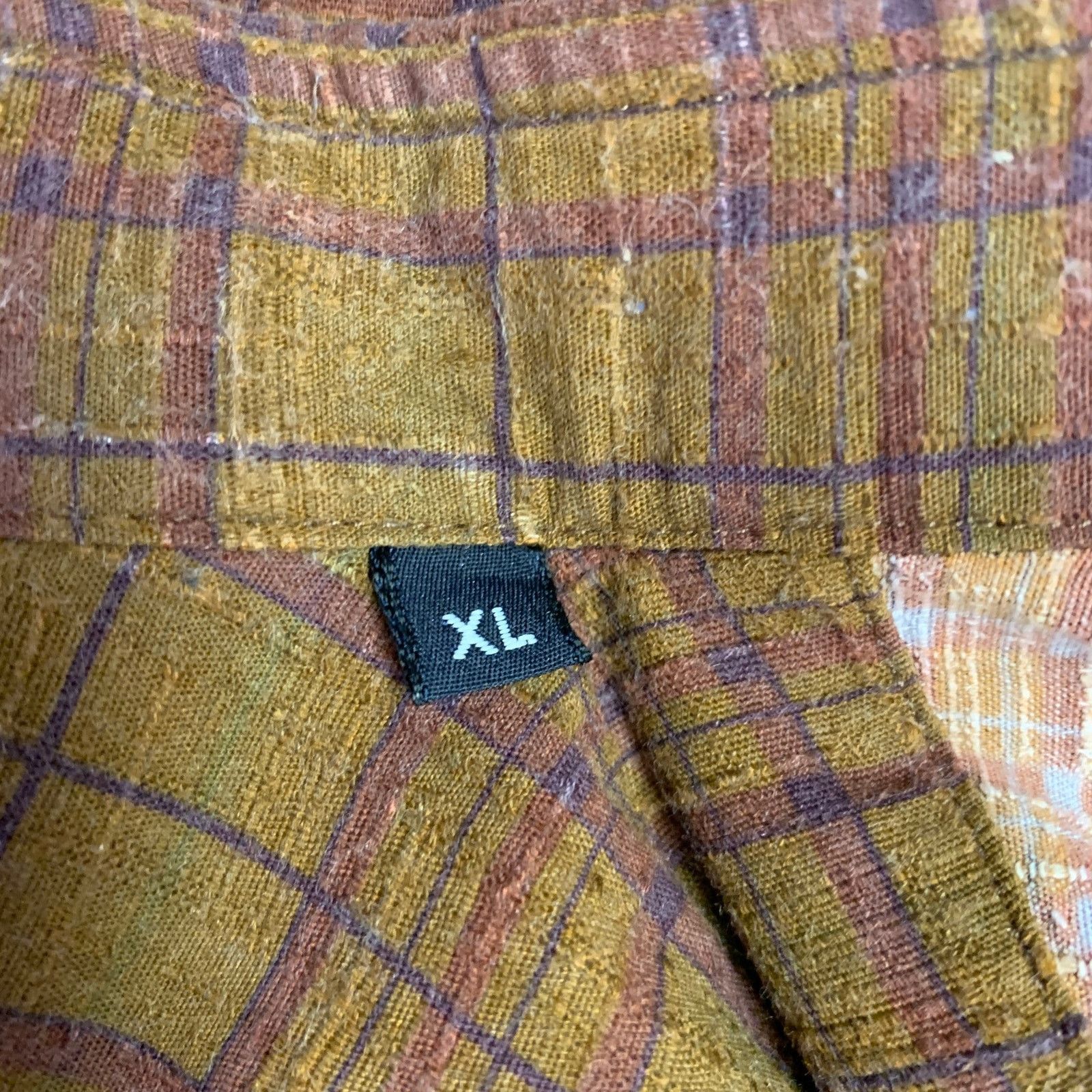 Bevilacqua Brown Purple Checkered Cotton Blend Long Sleeve Shirt Size US XL / EU 56 / 4 - 6 Thumbnail