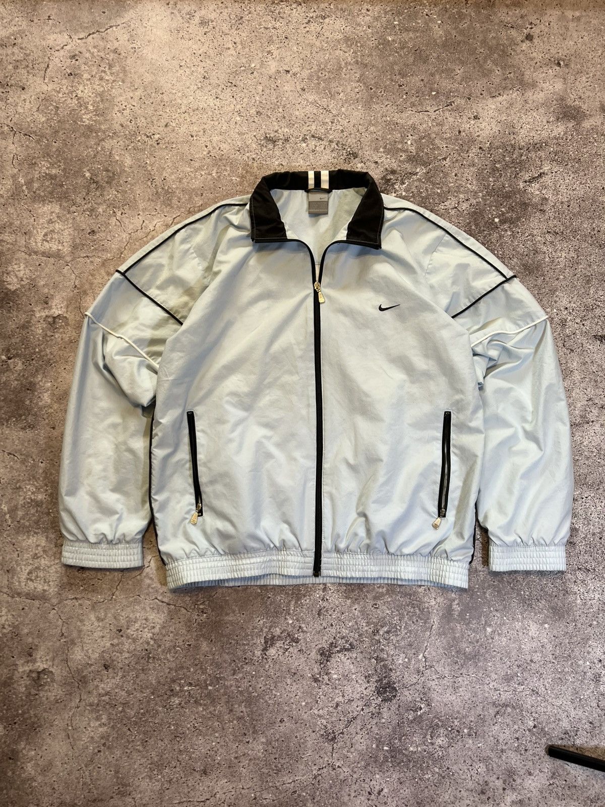 Nike Vintage Nike Baby Blue track jacket drill size M logo Size US M / EU 48-50 / 2 - 6 Thumbnail