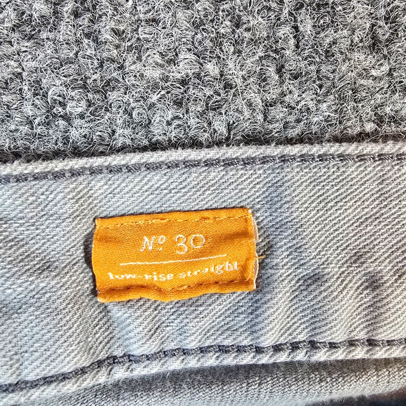 Vintage Pilcro Anthropologie Jeans Women Gray Straight Low Rise Stretch Basic Capsule Jeans Size 30" / US 8 / IT 44 - 4 Thumbnail