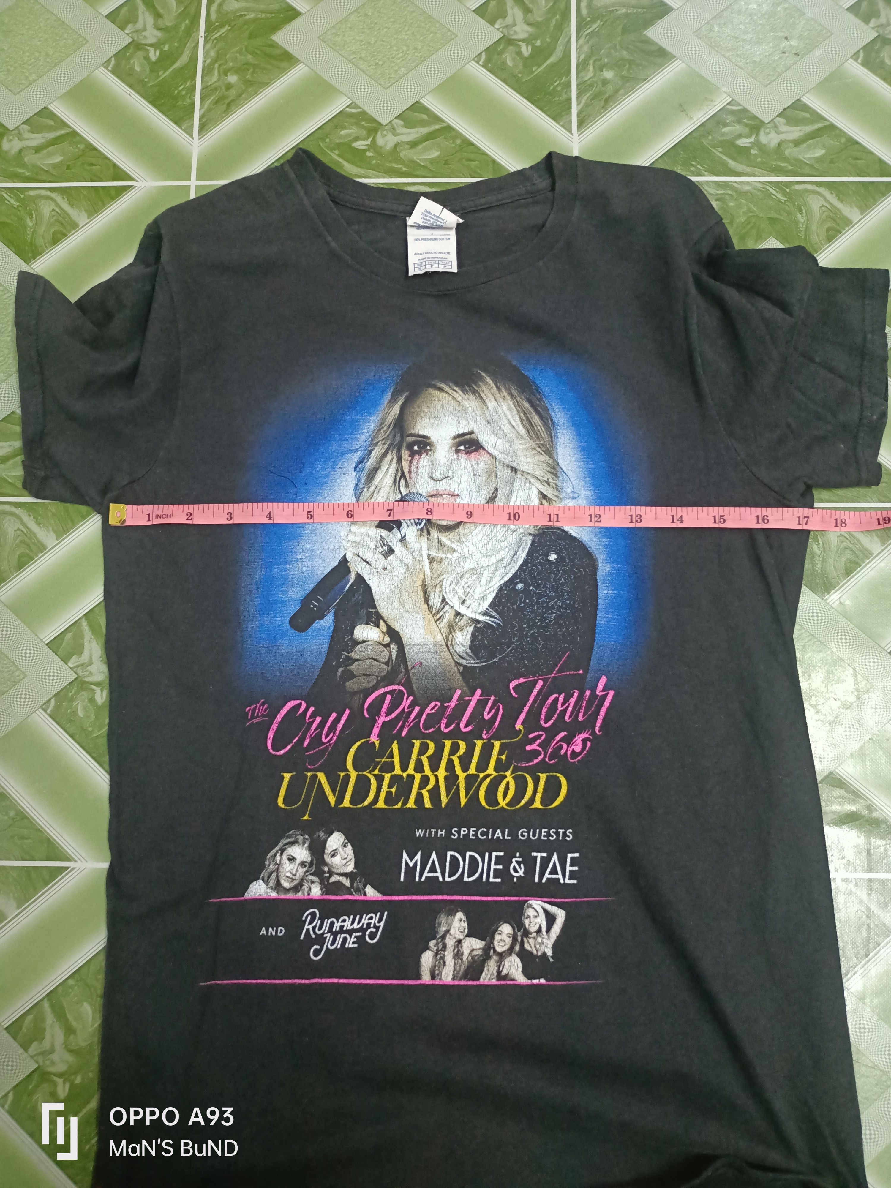Band Tees × Vintage Band tees CARRIE UNDERWOOD US Tour 2019 Size S / US 4 / IT 40 - 10 Thumbnail