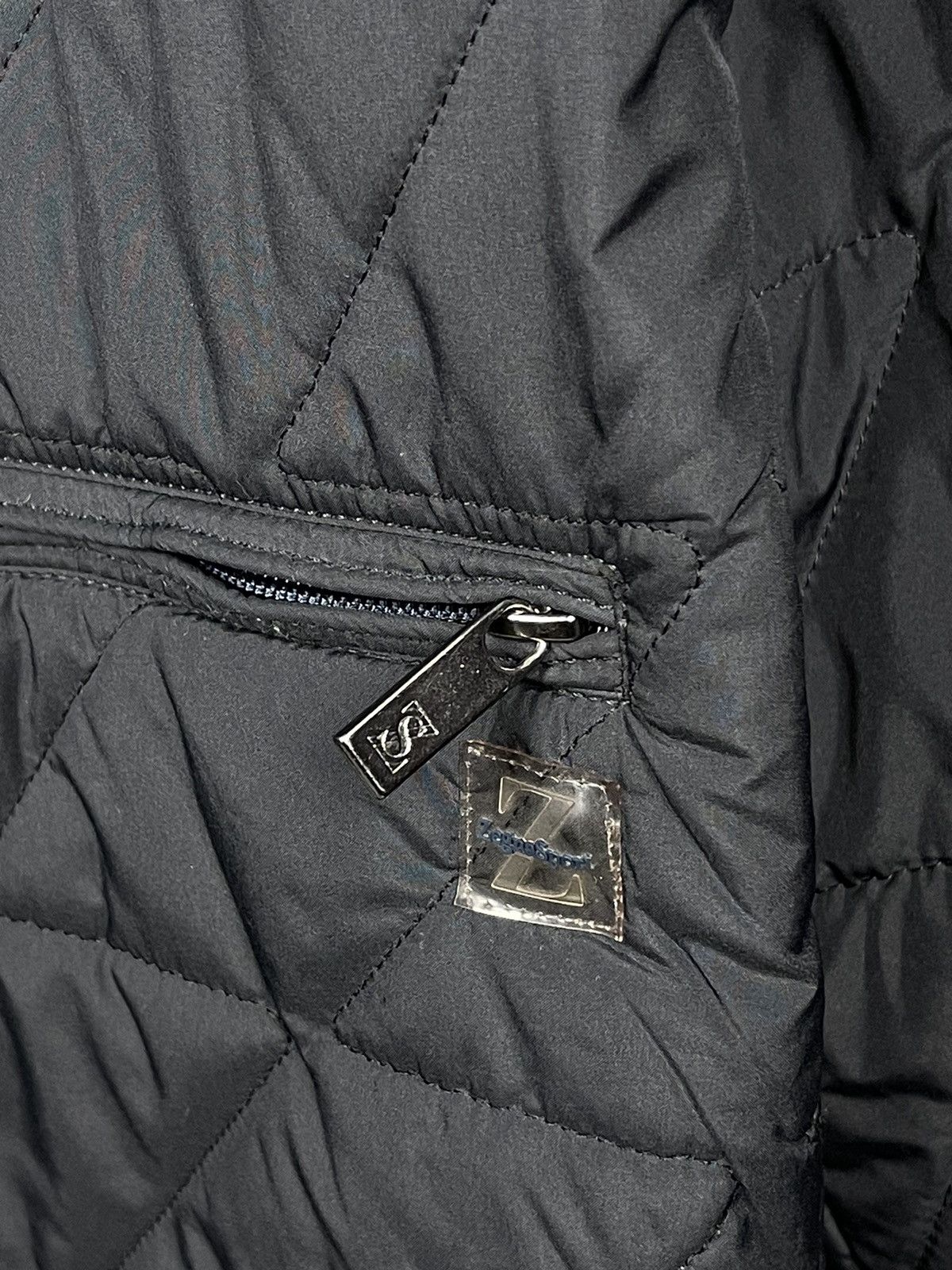 Ermenegildo Zegna Ermenegildo Zegna Sport Vintage Navy Blue Quilted Jacket Size M Size US M / EU 48-50 / 2 - 5 Thumbnail