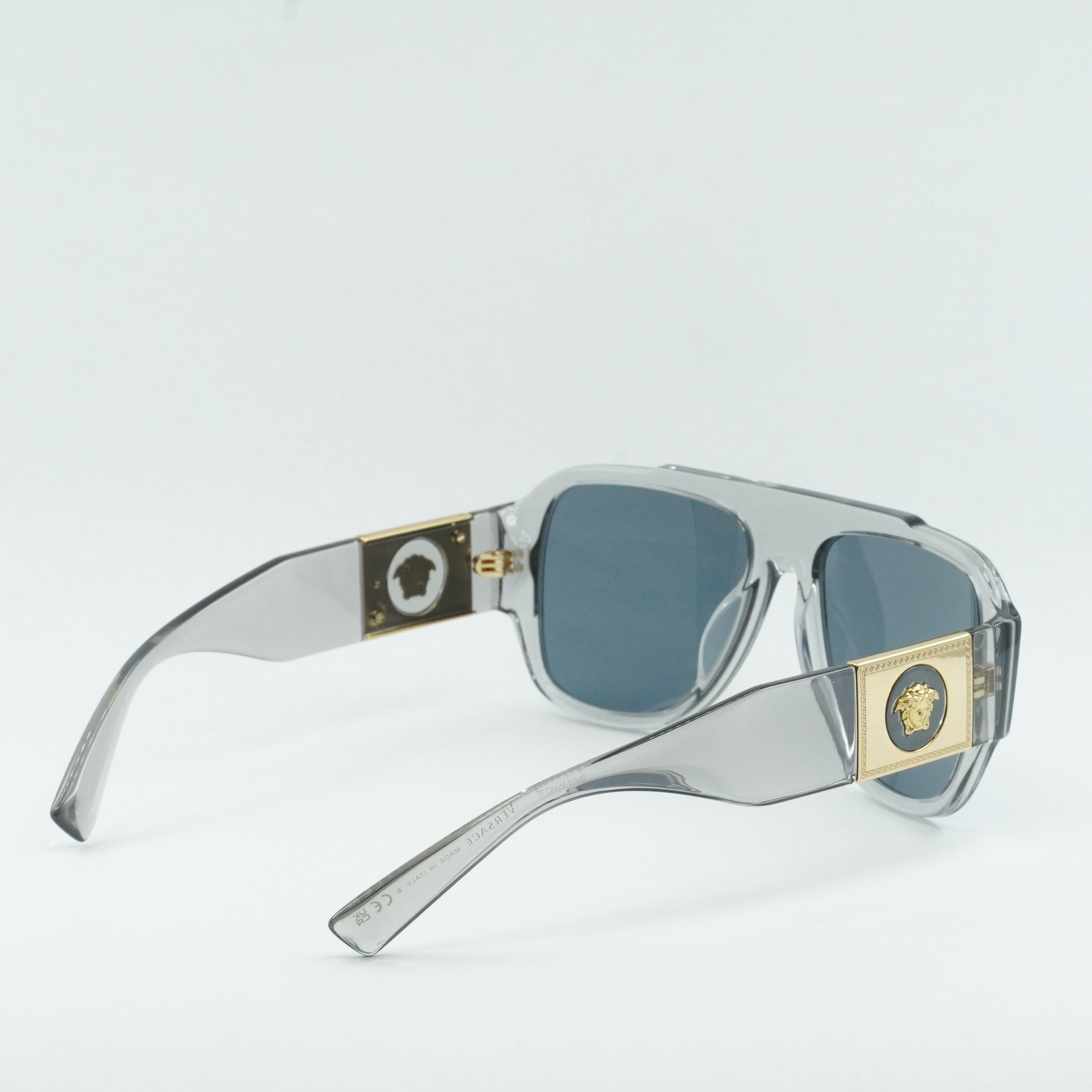 Versace Versace VE4436U 530580 Sunglasses Grey Aviator Frame Size ONE SIZE - 3 Thumbnail