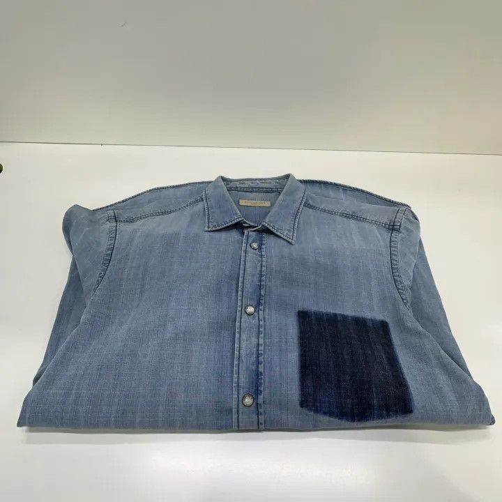 Burberry Burberry Burberry Casual Stylish Solid Color Button-Up Shi Size US M / EU 48-50 / 2 - 5 Thumbnail