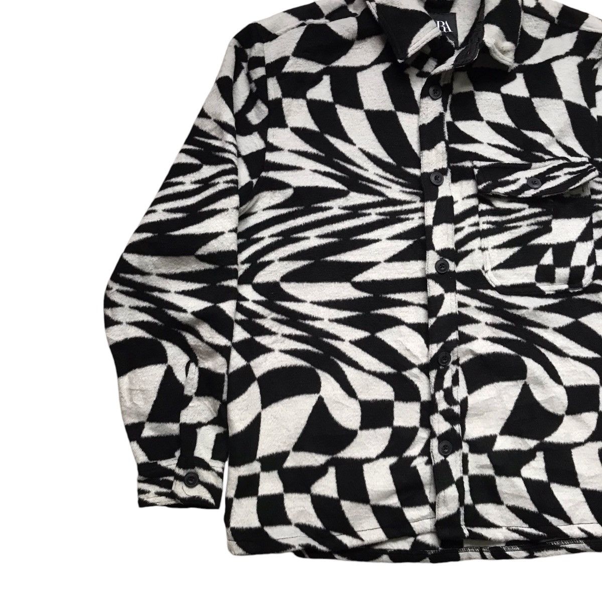 If Six Was Nine × Le Grande Bleu (L.G.B.) × Zara VINTAGE ZARA WORKERS ZEBRA DESIGN JACKET Size US M / EU 48-50 / 2 - 4 Thumbnail