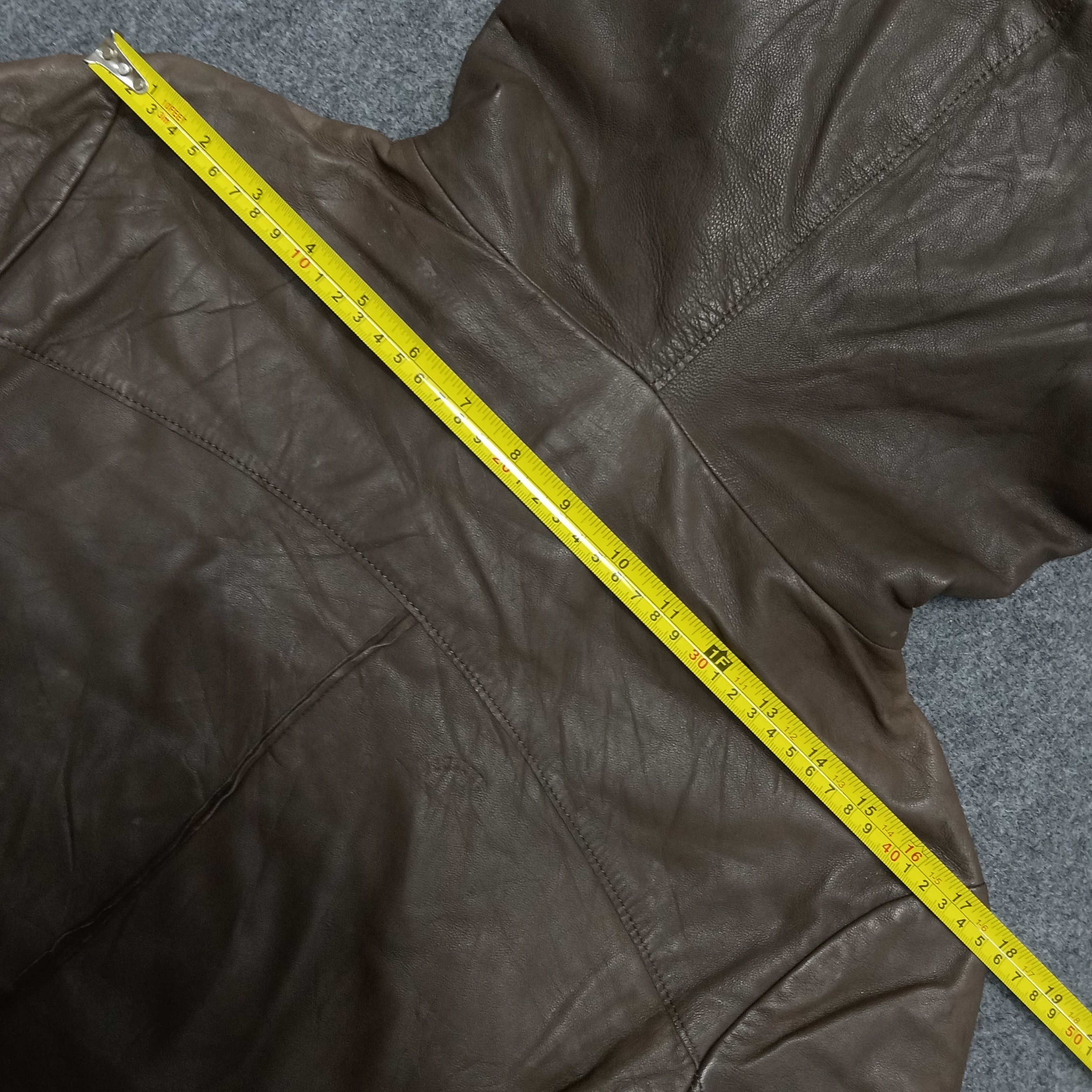 Ciaopanic × Vintage Vintage 90’s CIAOPANIC Skinny Leather Jacket With Hoodie Size US S / EU 44-46 / 1 - 6 Thumbnail