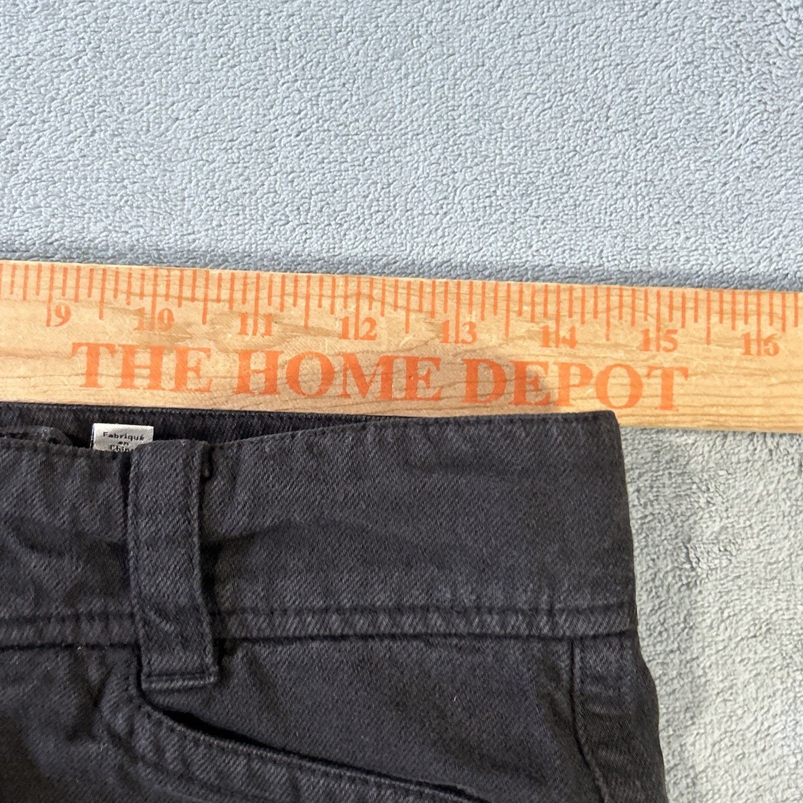 Vince Beyond Baggy Linen Jeans Womens 4 29x28 Hamilton Wide Black Size 27" / US 4 / IT 40 - 11 Thumbnail