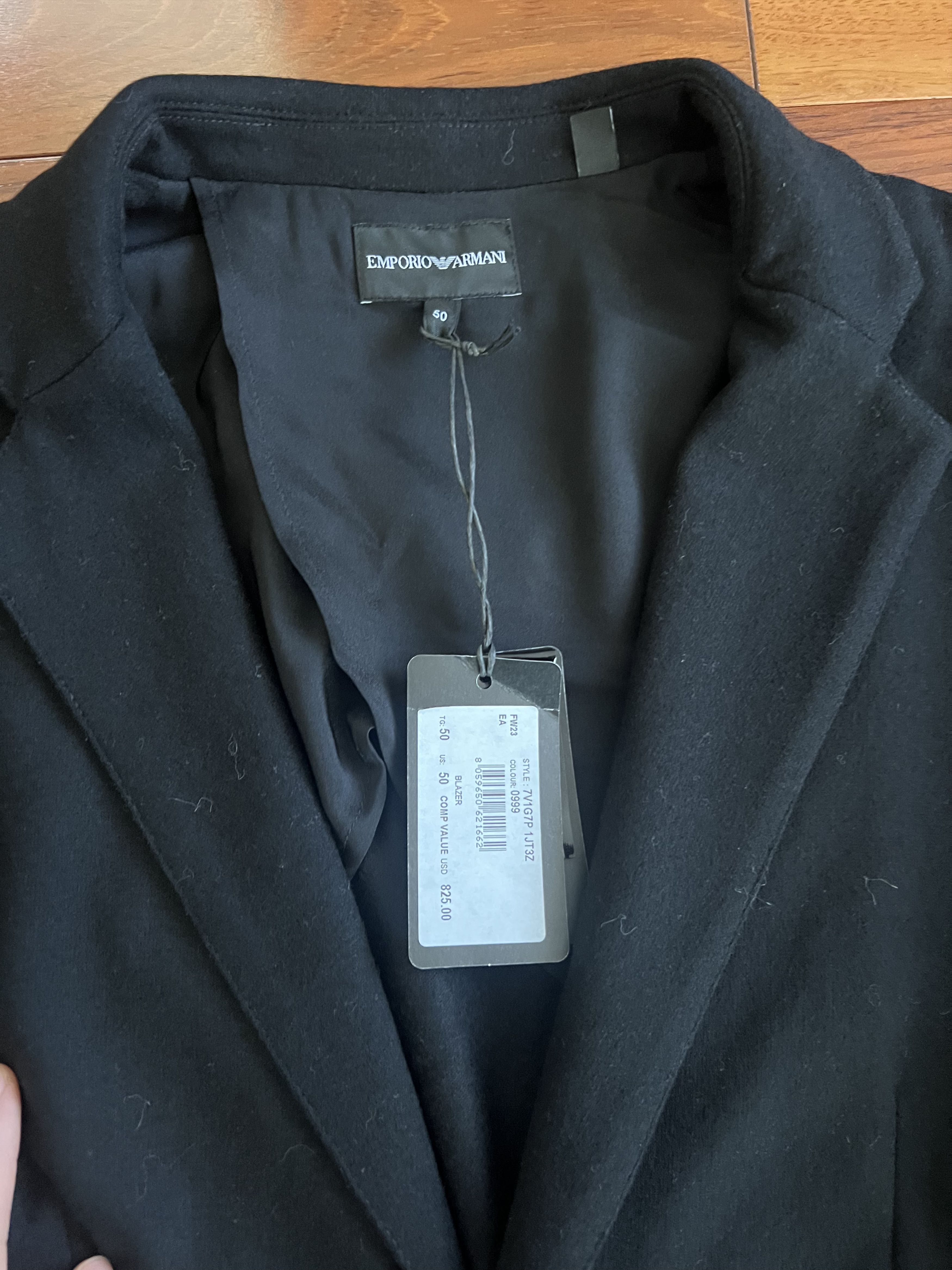 Emporio Armani Armani Wool Blazer Size 50R - 3 Thumbnail