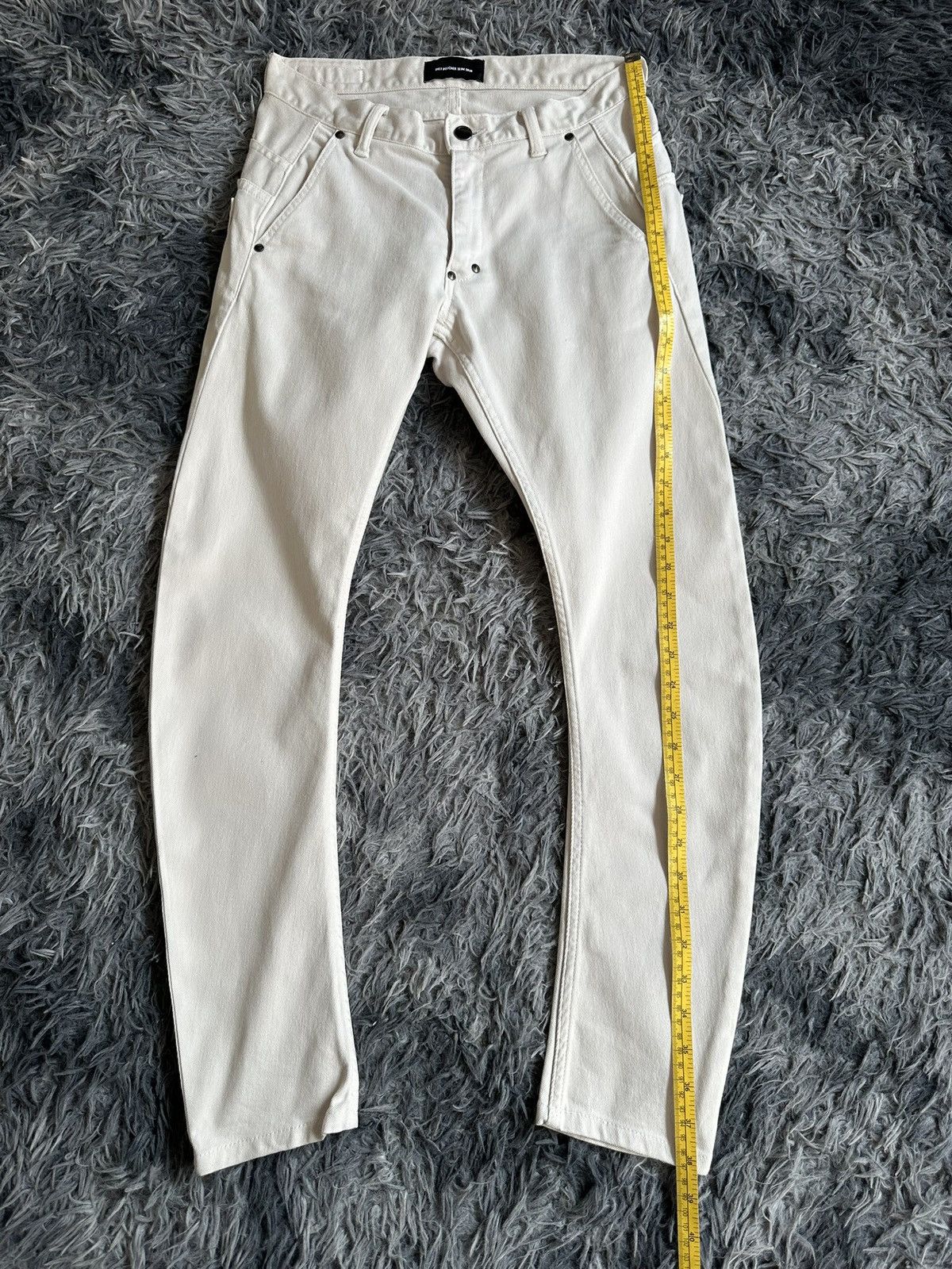 Diet Butcher Slim Skin 15/16AW - DBSS '' Feather to Snow '' collection pant Size US 29 - 14 Thumbnail