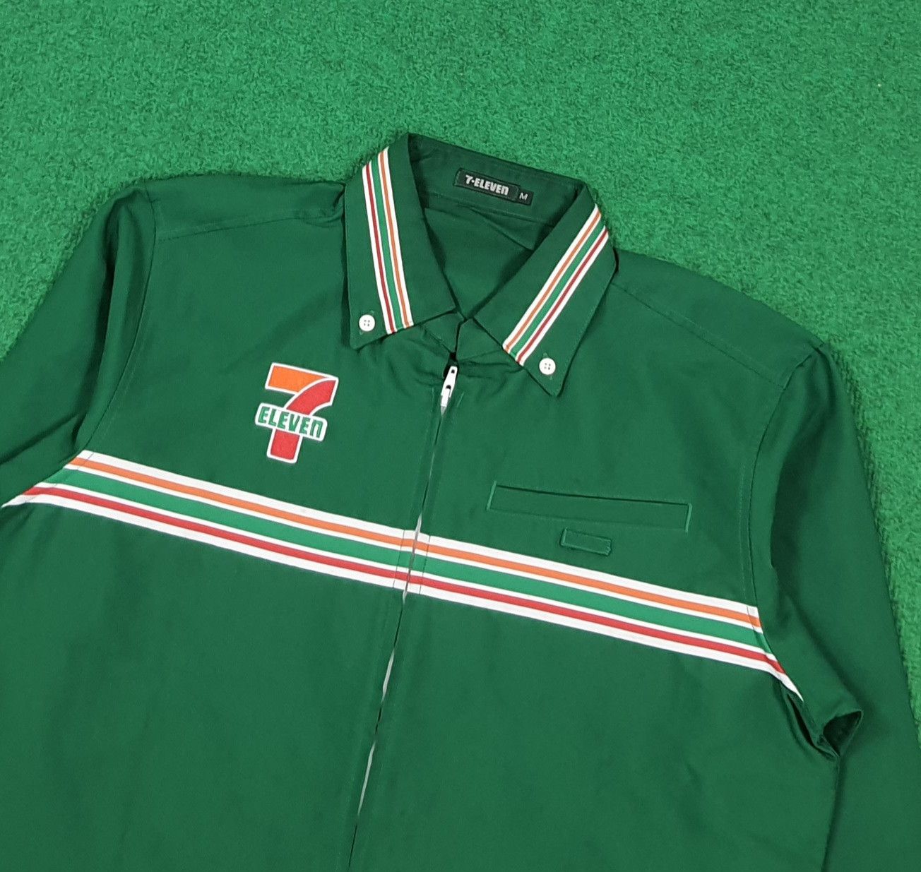 Japanese Brand Vintage 7 Eleven Japan Staff Uniform Work Jacket C299N53 Size US M / EU 48-50 / 2 - 2 Thumbnail