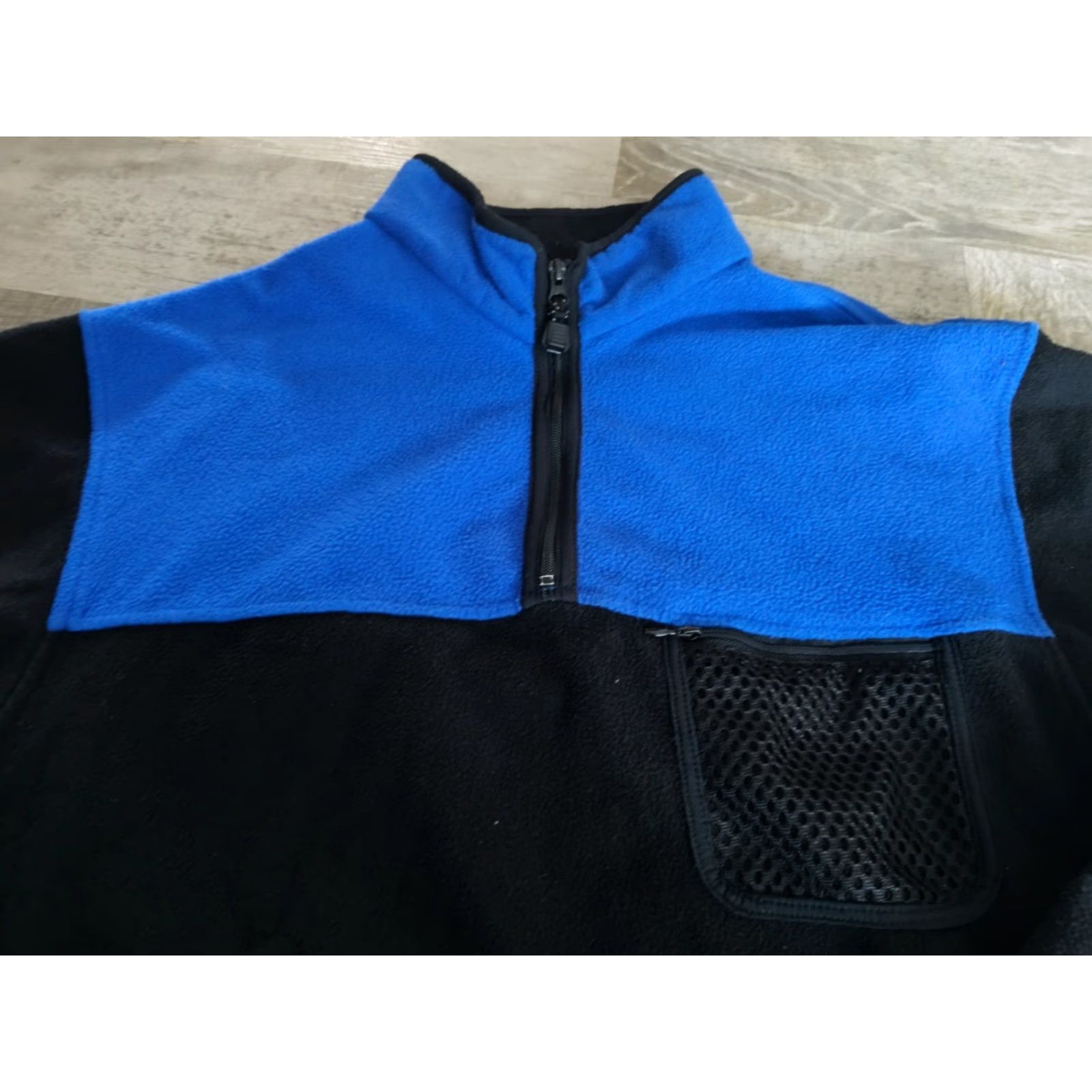 Eddie Bauer Vintage Eddie Bauer EBTEK Mens Fleece Pullover Jacket Large Blue Black Polartec Size US L / EU 52-54 / 3 - 5 Thumbnail