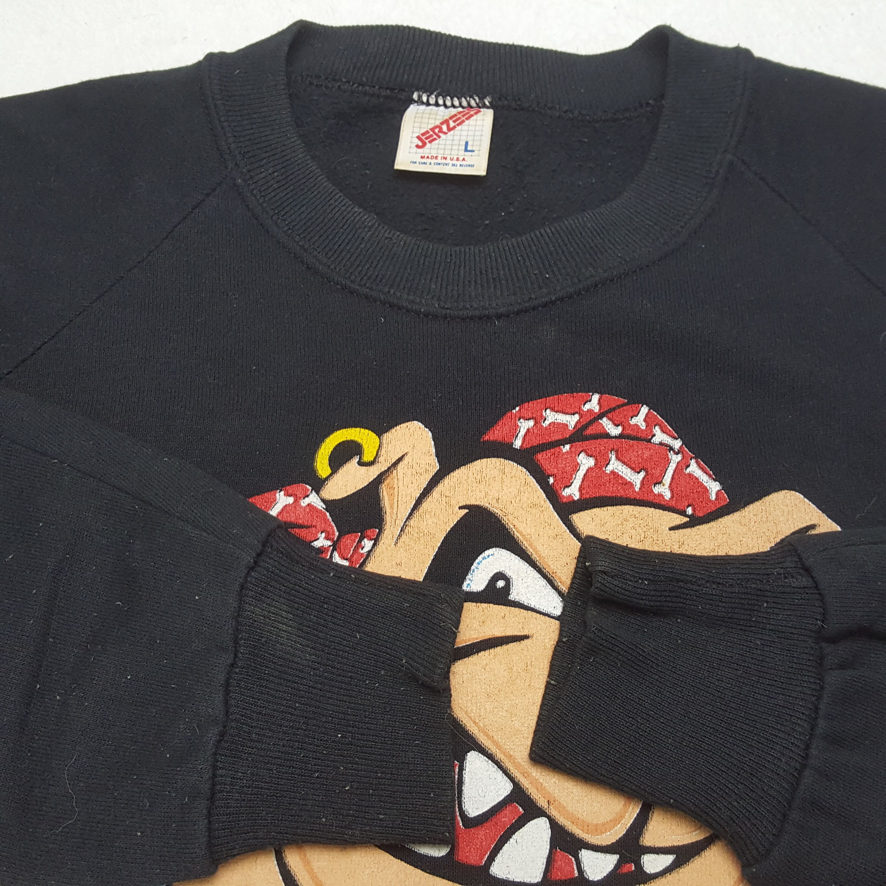 Jerzees × Vintage Motorcycle Style Vintage Jerzees Sweatshirt Size US M / EU 48-50 / 2 - 8 Thumbnail