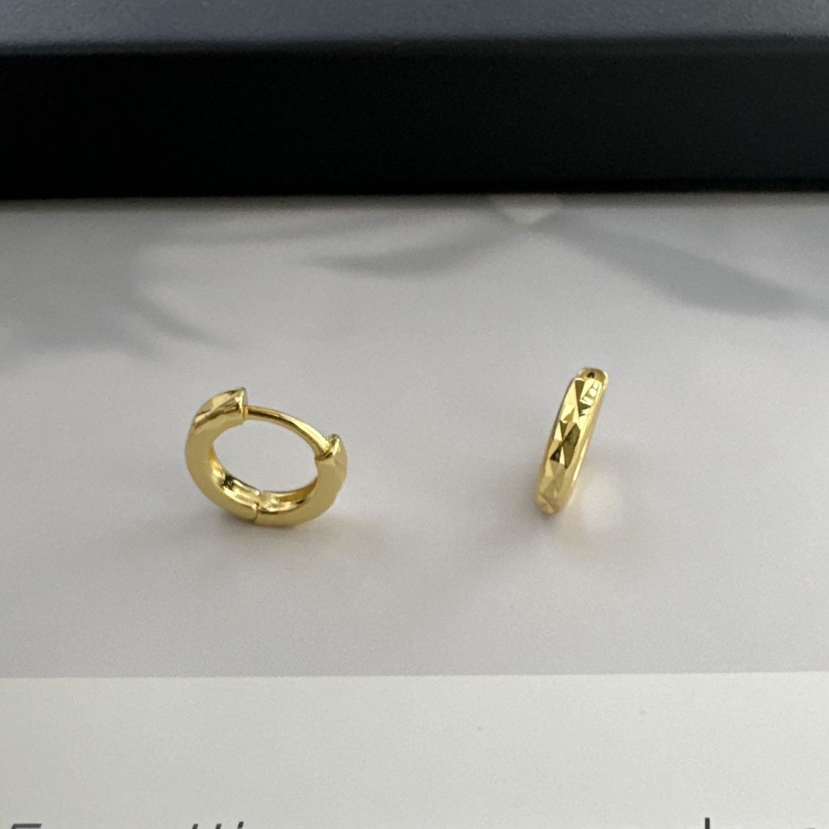 Other 10mm Small Gold Hoop Earrings for Men Women Unisex Earrings Size ONE SIZE - 4 Thumbnail
